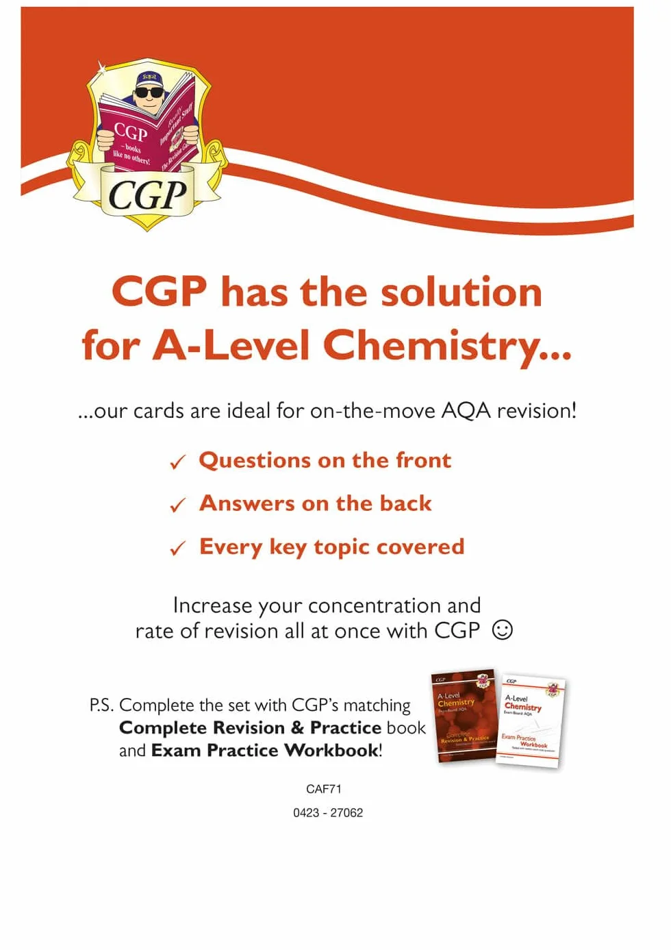 A-Level Chemistry AQA Revision Question Cards