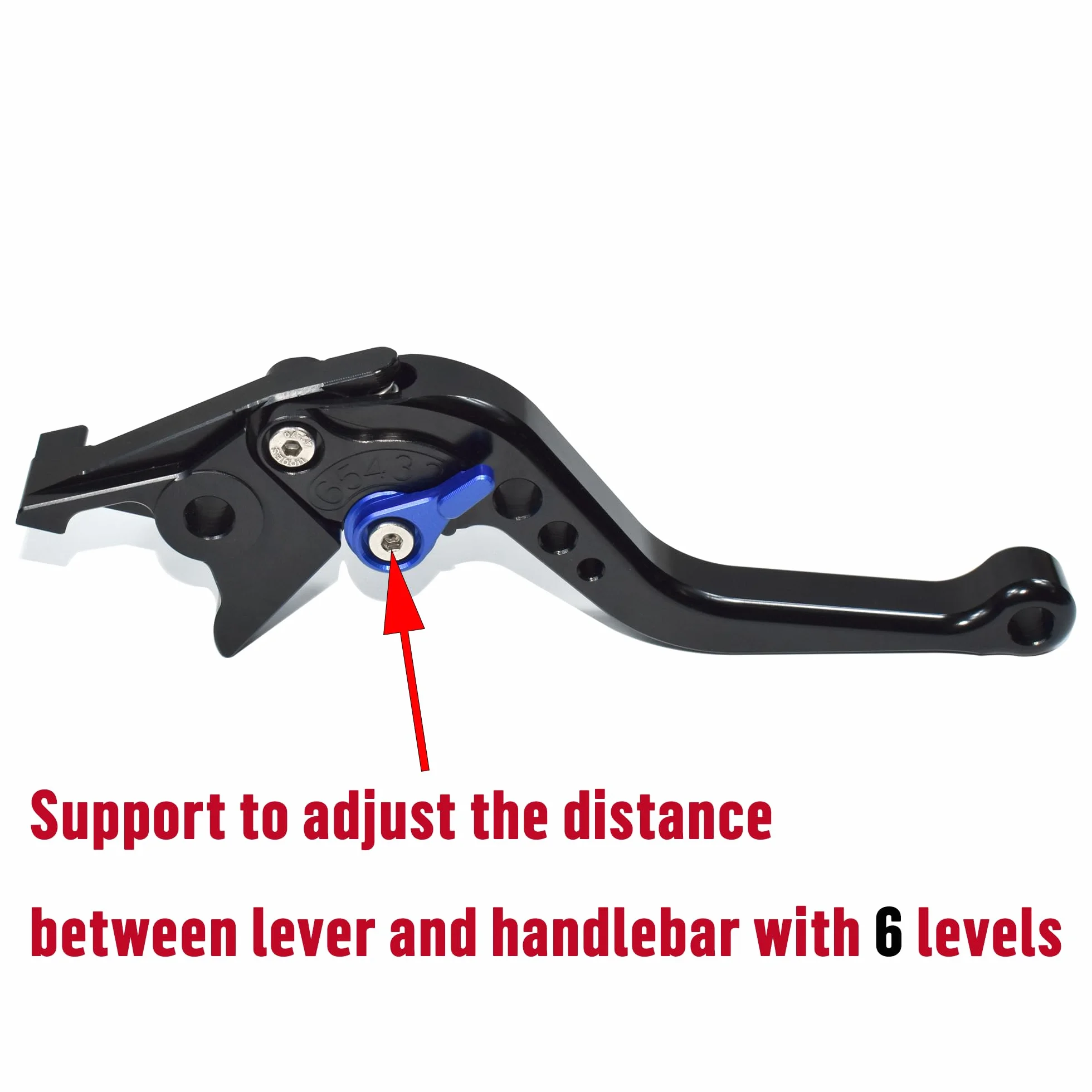 Dźwignia sprzęgła hamulca Yamaha R3 R25 MT-03 MT-25 2015-2024 aluminium CNC czarna