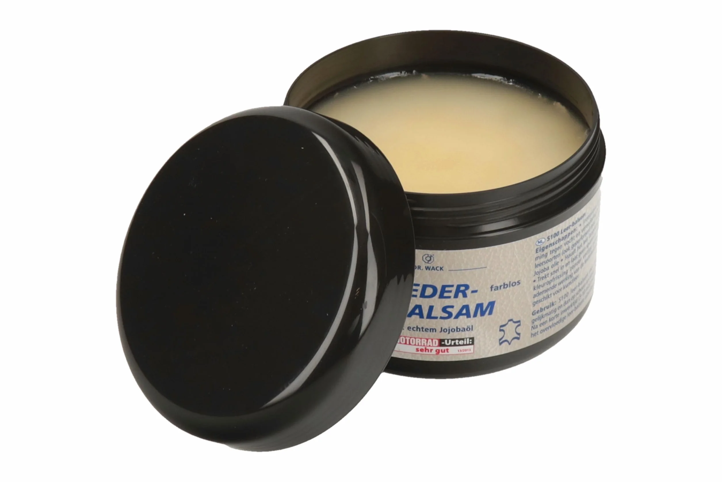 Dr. Wack S100 Balsam do skóry 250 ML - Pielęgnacja skóry z olejkiem jojoba i woskiem pszczelim - chroni przed wilgocią i starzeniem - do matowej i gładkiej skóry - Pielęgnacja motocykli Premium