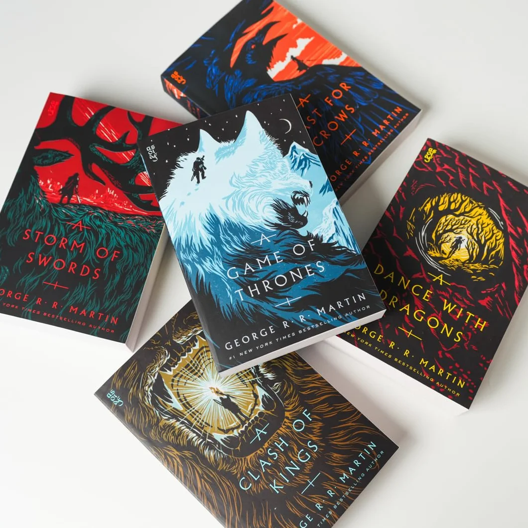 George R. R. Martin's A Game of Thrones 5-Book Boxed Set (Song of Ice and Fire Series): A Game of Thrones, A Clash of Kings, A Storm of Swords, A Feast for Crows, and A Dance with Dragons: 1-5