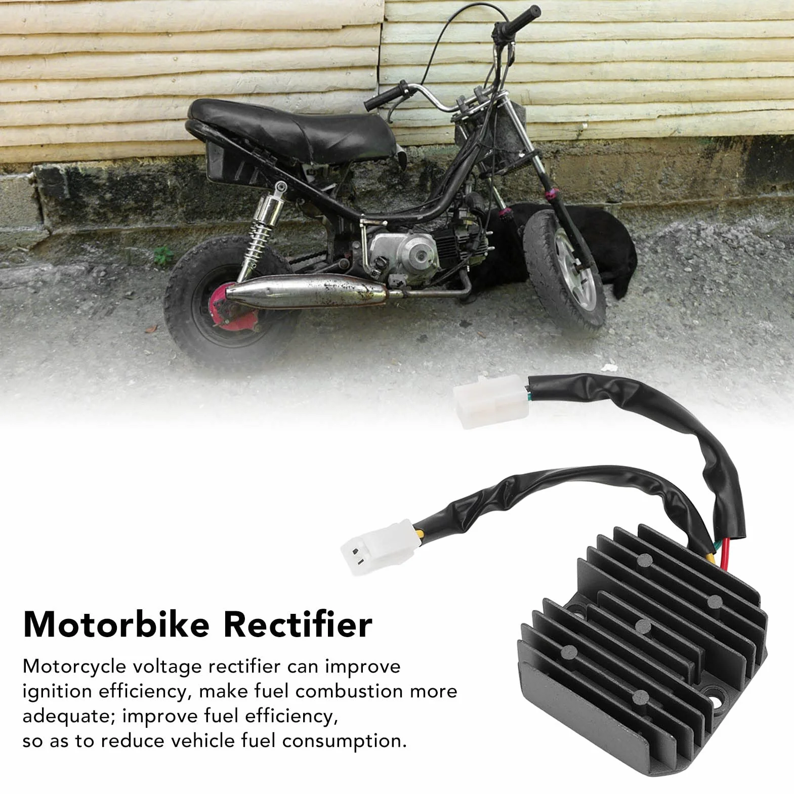 5 Przewodów Regulator Napięcia Prostownik Prostownik Motocyklowy Regulator Przeciwzakłóceniowy Zamiennik dla Skuterów Daelim 125 B Bone 2009-2014