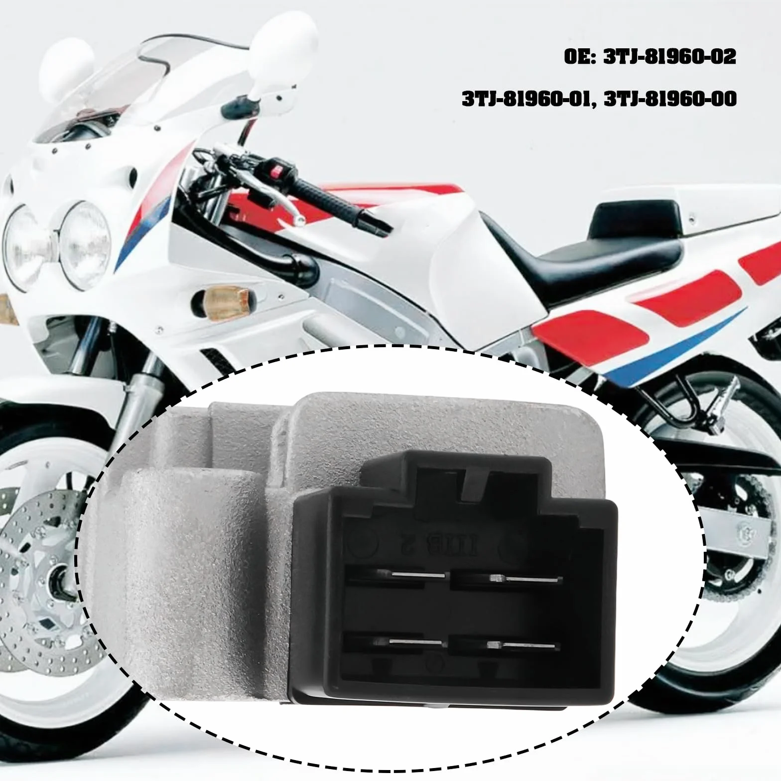OTOTEC Prostownik regulatora napięcia motocyklowego 3TJ-81960-02 Yamaha FZR RD TDM TDR TT TZR XG XJ