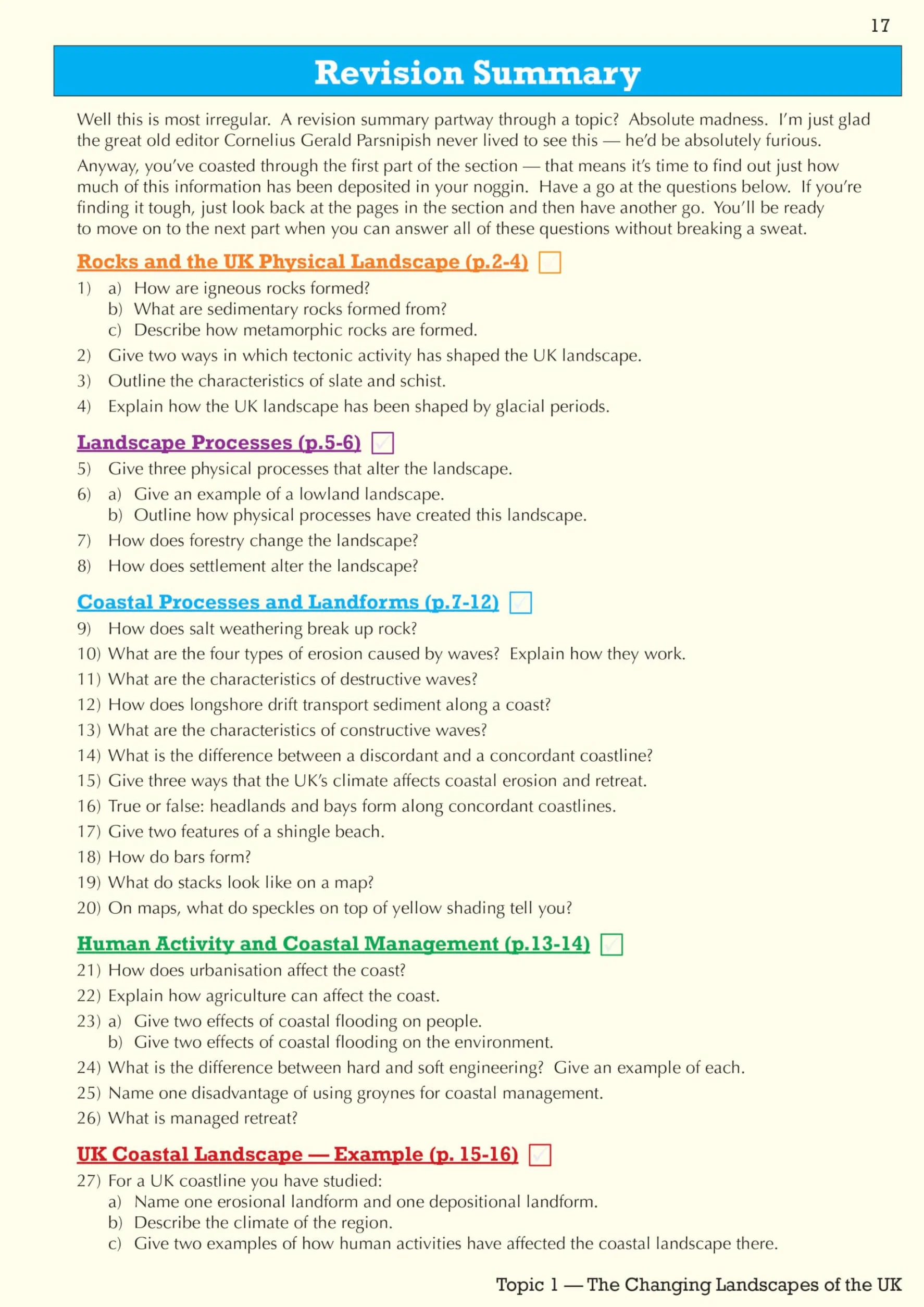 GCSE Geography Edexcel A Revision Guide includes Online Edition