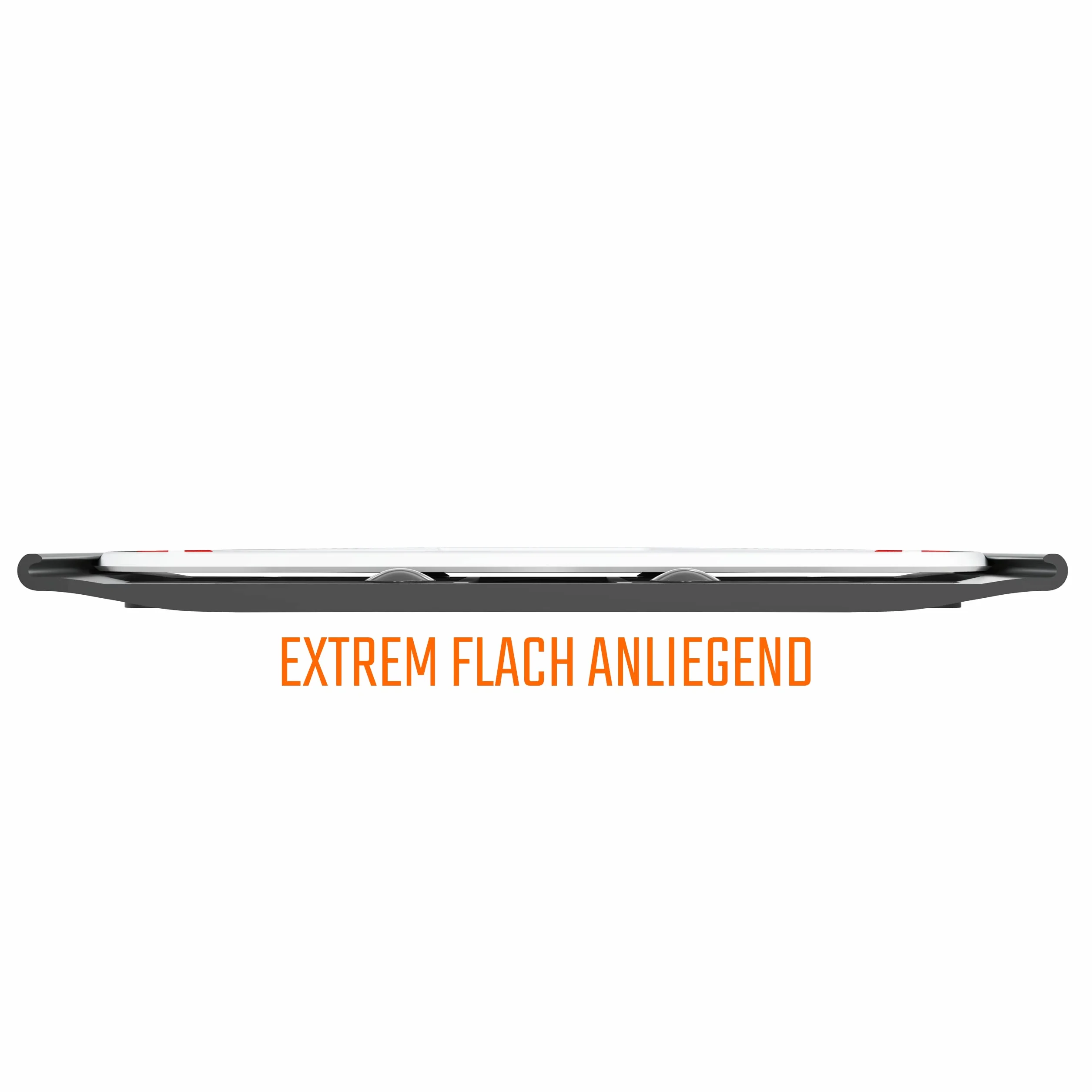 2 uchwyty na tablice rejestracyjne Austria bezramowe czarne płaskie 4mm dla tablic rejestracyjnych 520x120mm niewidoczne uchwyty na tablice rejestracyjne dla Austrii, Danii, Słowenii