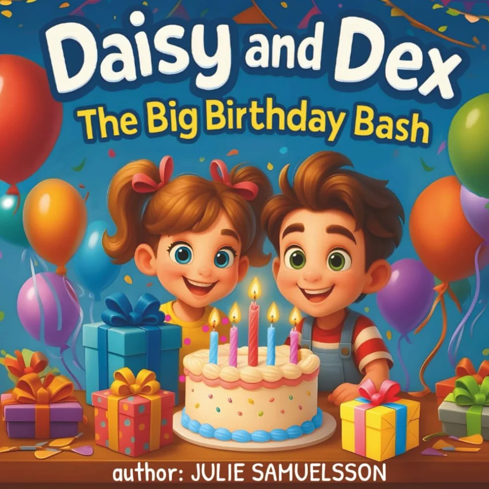 Daisy and Dex: The Big Birthday Bash: Children's Story Book About Celebration Birthdays Together and Sharing.