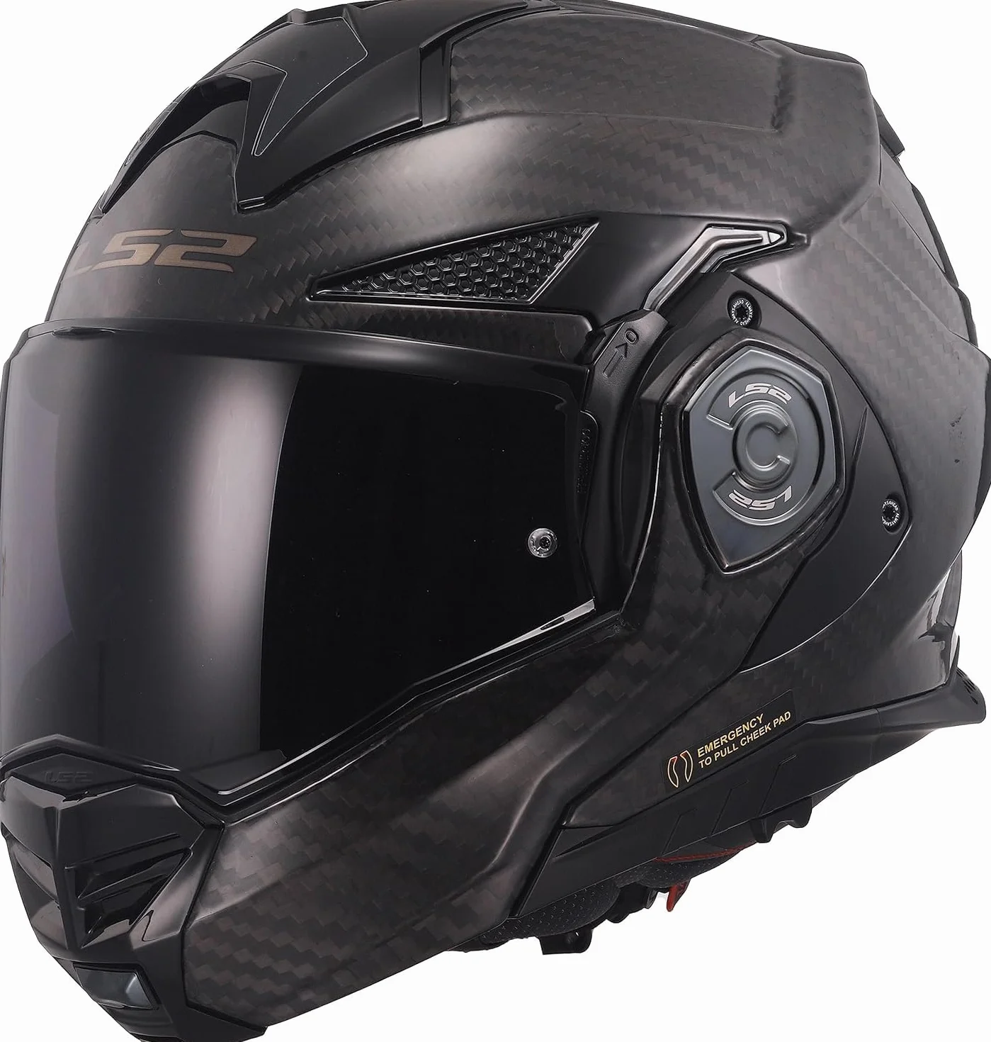 LS2 Kask motocyklowy ADVANT X Carbon czarny XL