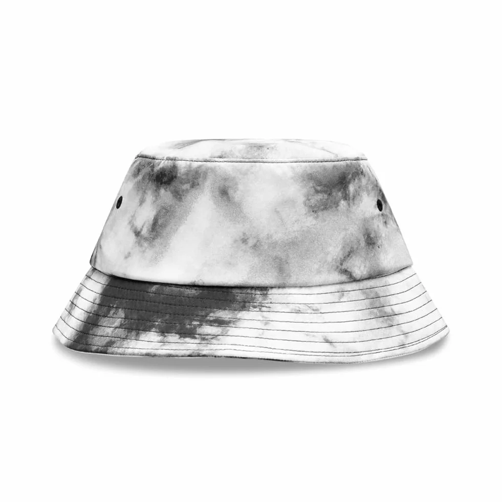 Mercedes AMG Petronas Formula One Team - Tie Dye Bucket Hat - Szary - Unisex - Rozmiar: Jeden Rozmiar, szary, rozmiar uniwersalny