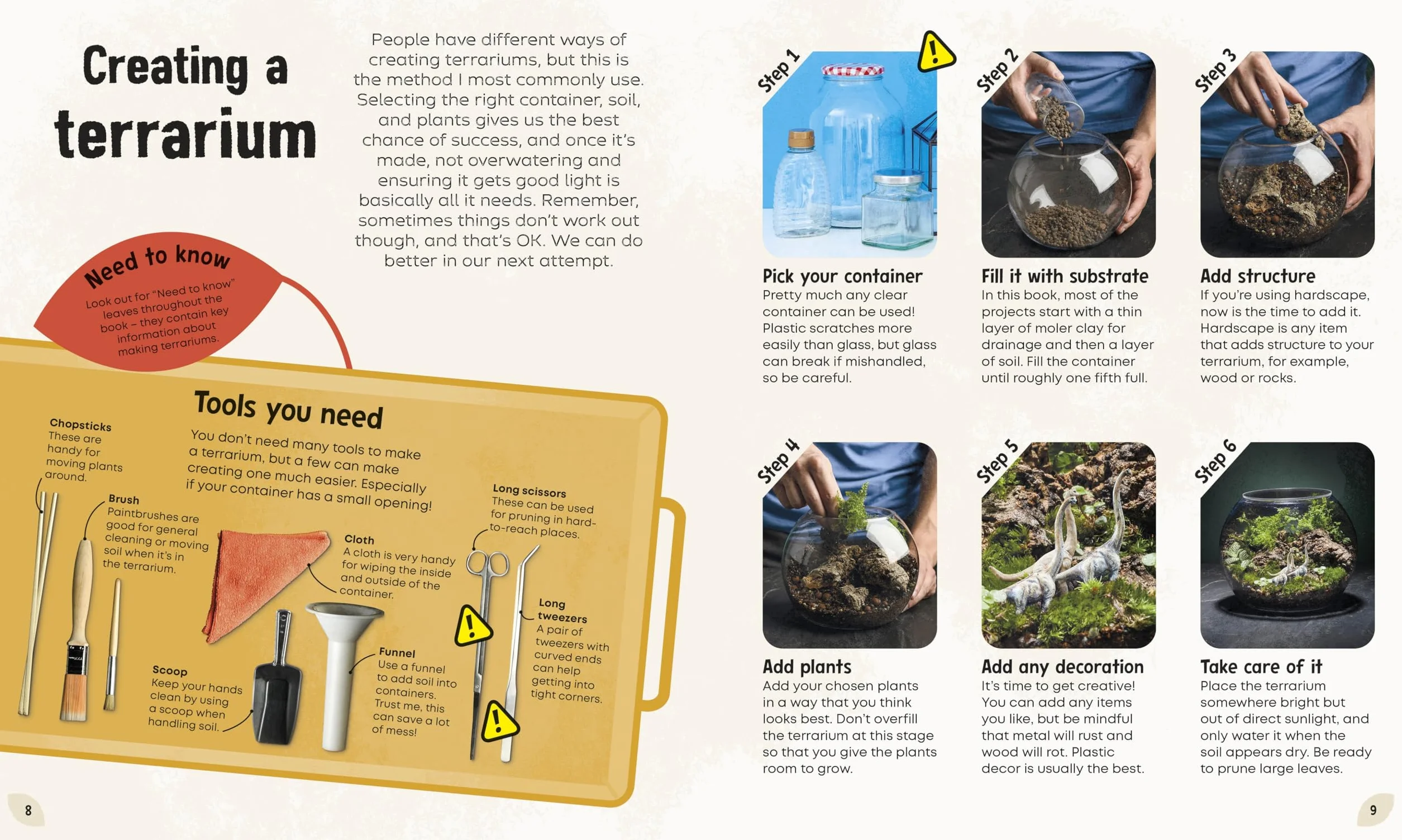 Magical Miniature Worlds: 18 Terrarium Projects for Kids to Make and Grow