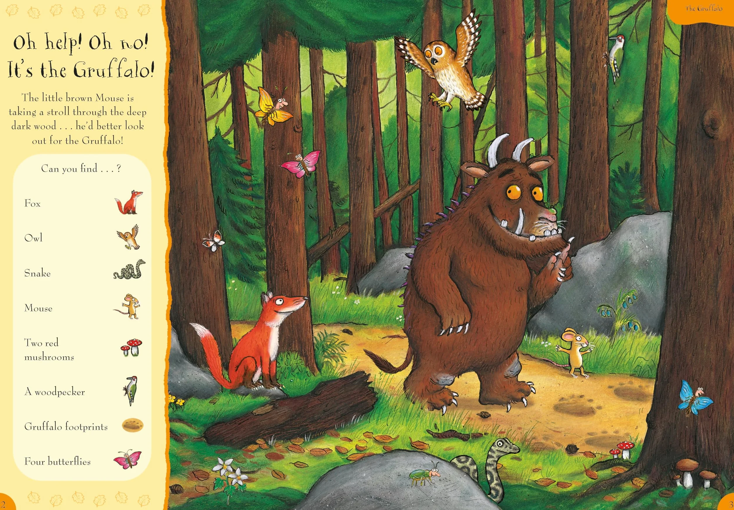 The Gruffalo and Friends Search and Find: With 17 super scenes and over 120 things to spot!