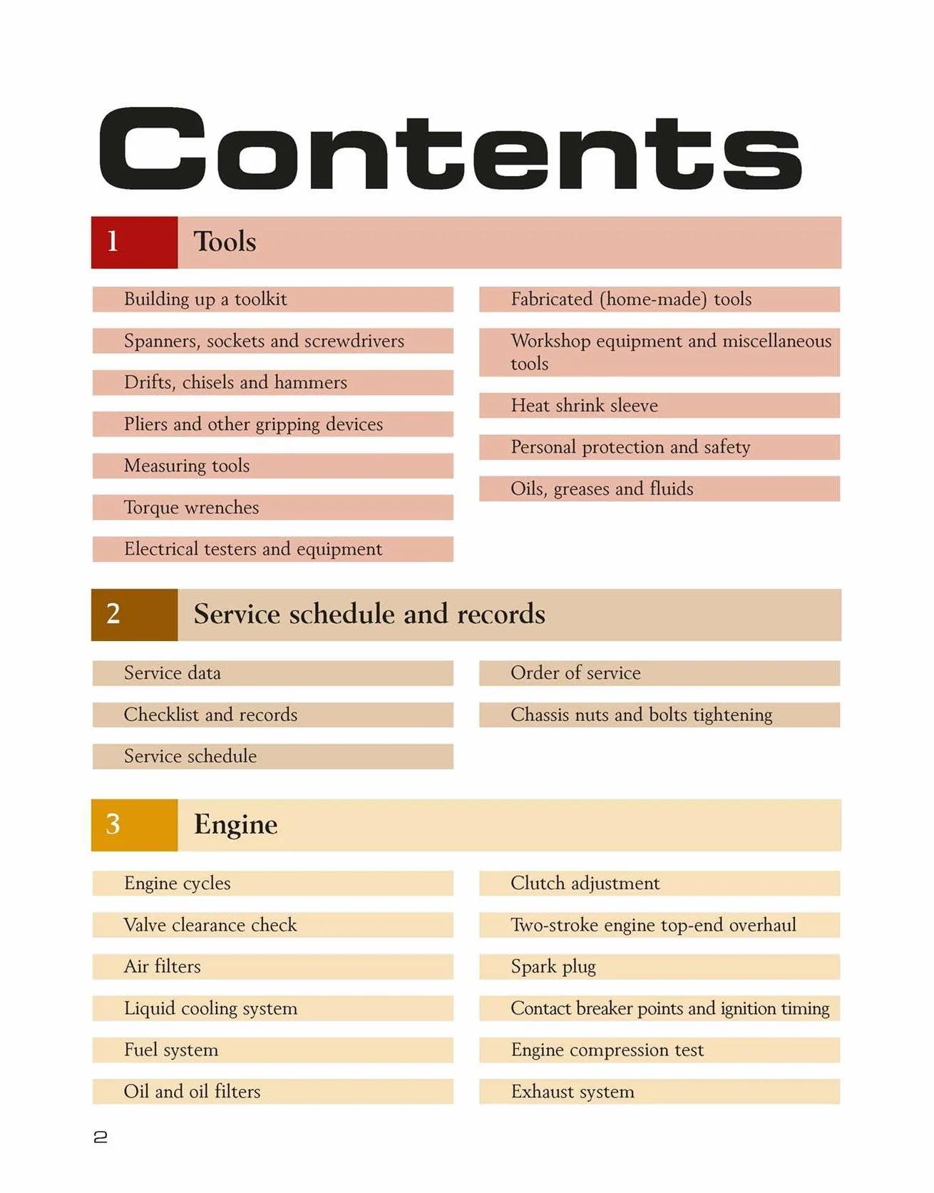 Motorcycle Maintenance Techbook