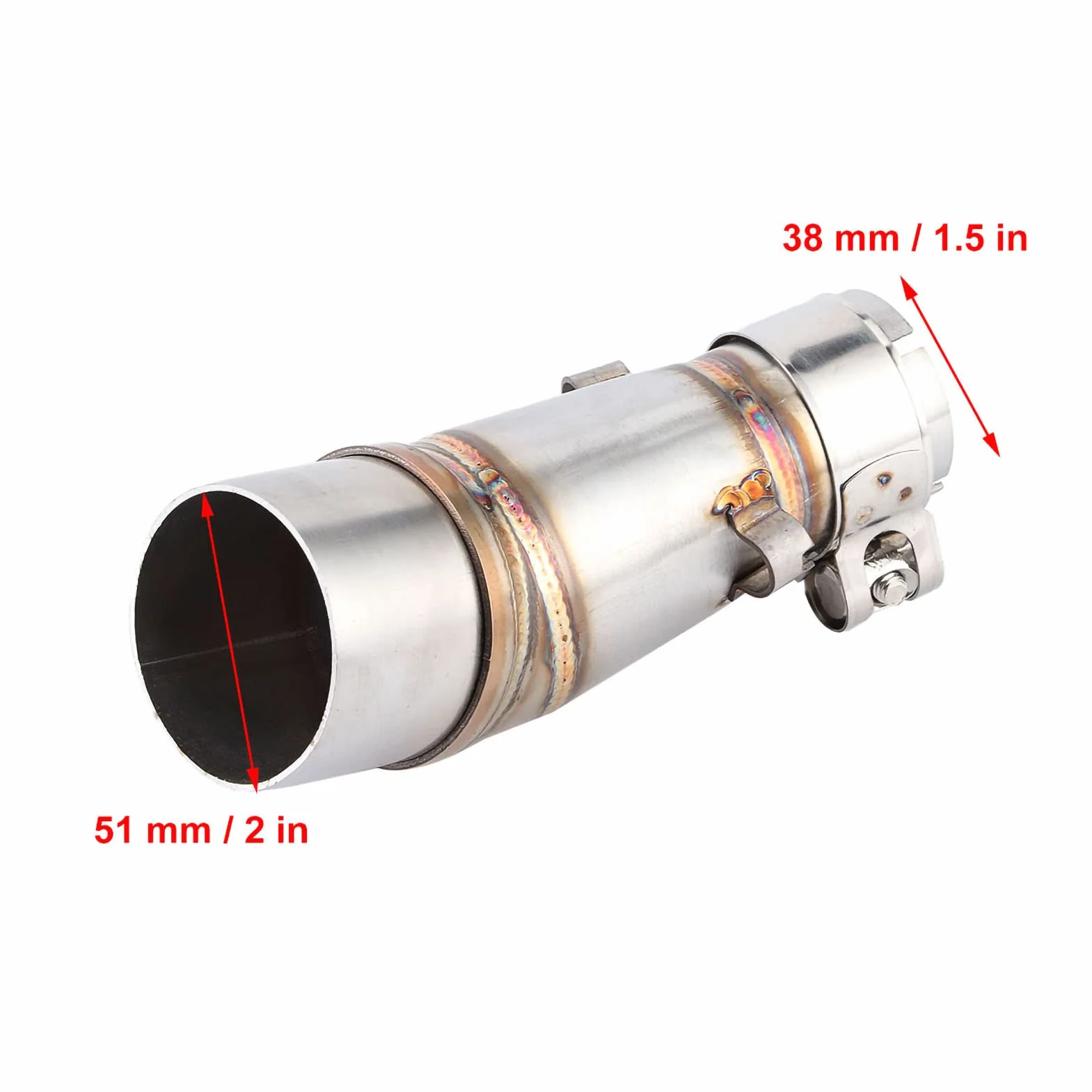 Fydun środkowa rura wydechowa motocykl adapter do Z250 250 2013-2016