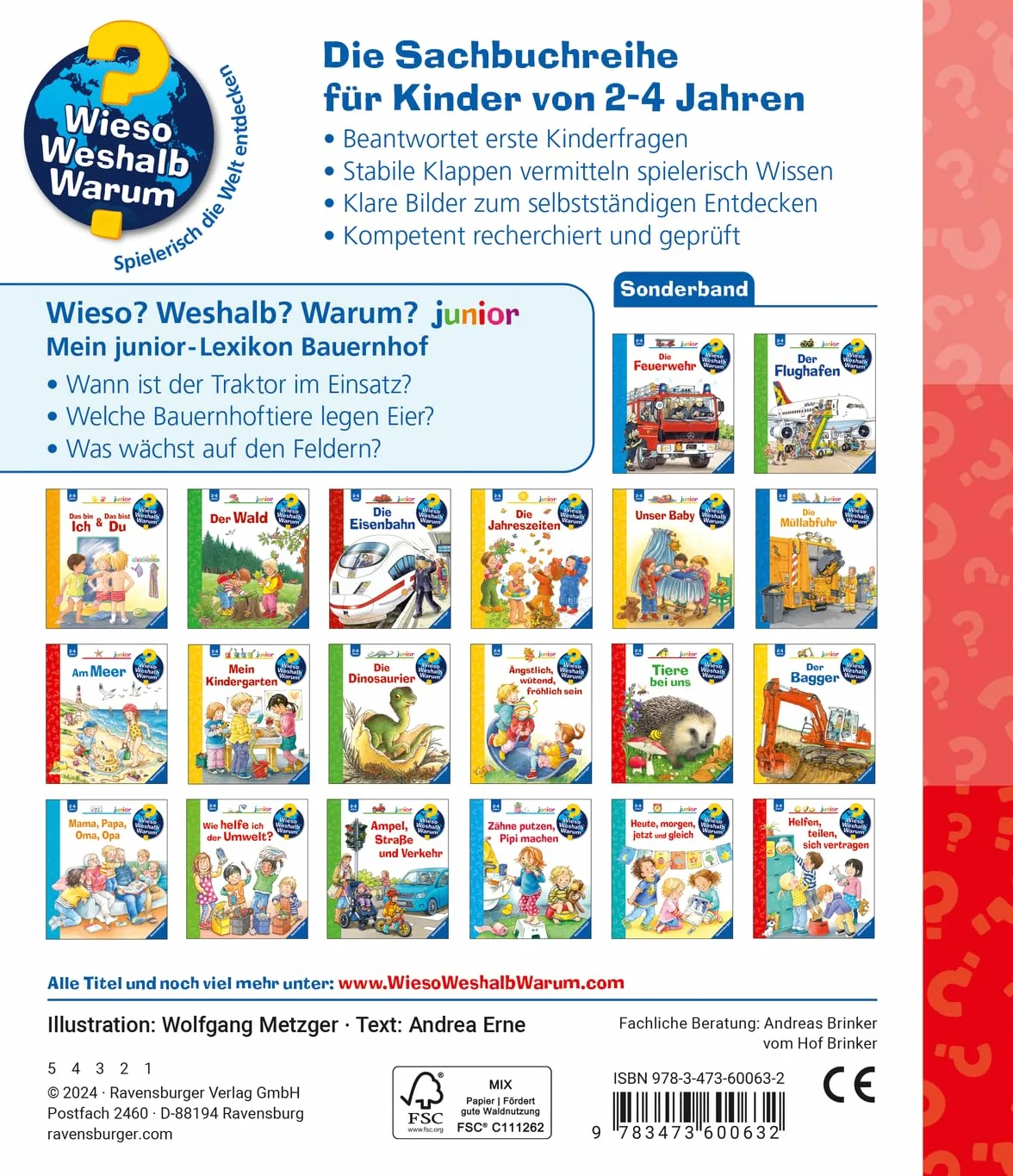 Wieso? Weshalb? Warum? Sonderband - Mein junior-Lexikon: Bauernhof.