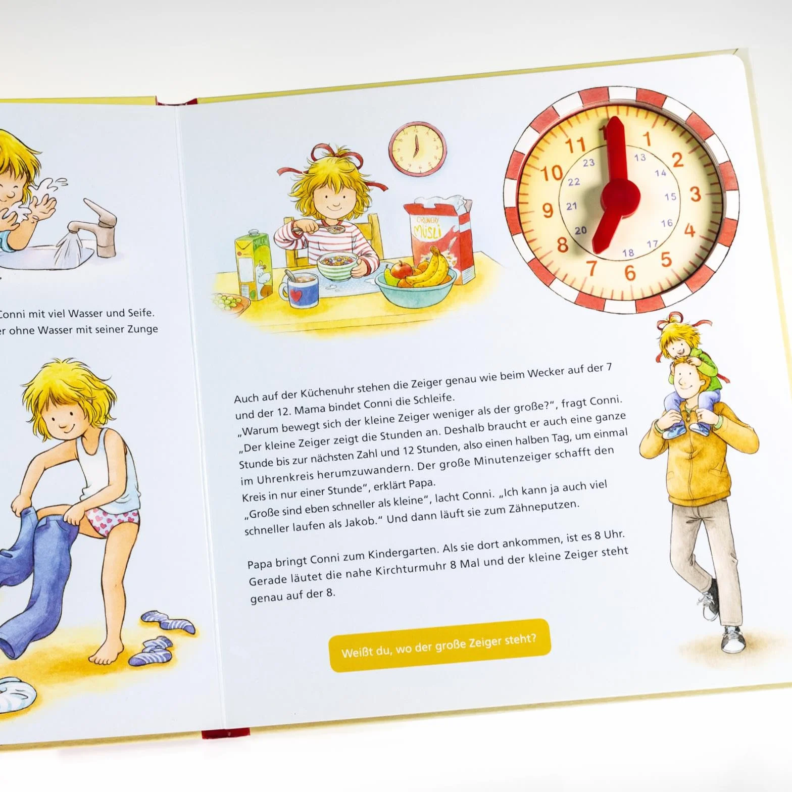 Conni-Bilderbücher: Conni lernt die Uhrzeit: Kinderbeschäftigung ab 5 Jahren