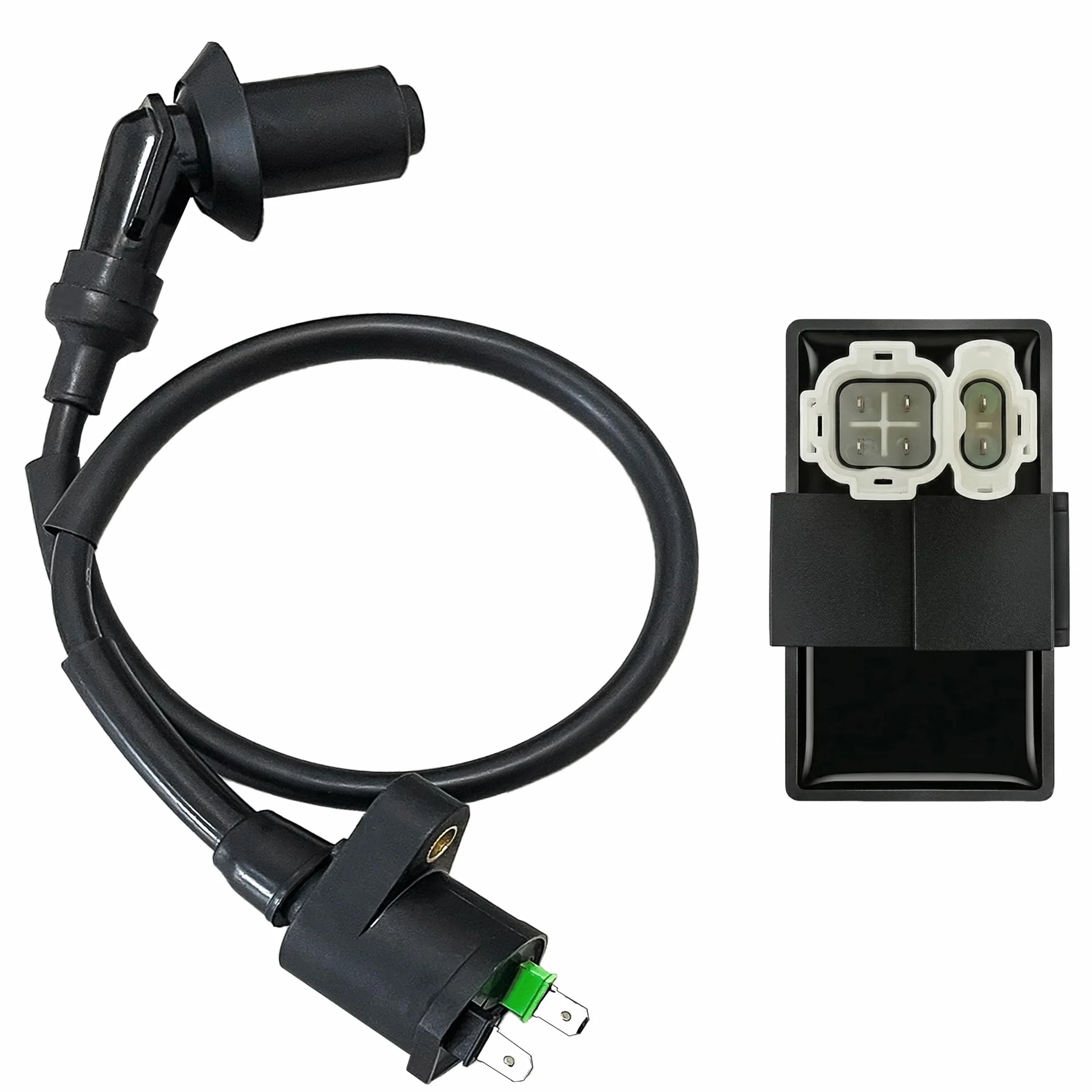 STRONGTHIUM Zestaw Zapłonowy AC CDI 6-pin Prąd Zmienny Cewka Zapłonowa do Skutera Romet Junak 50cc 125cc Router Barton Zipp Quad ATV Bashan GY6 4T 139QMB 157QMJ Silnik AC Only