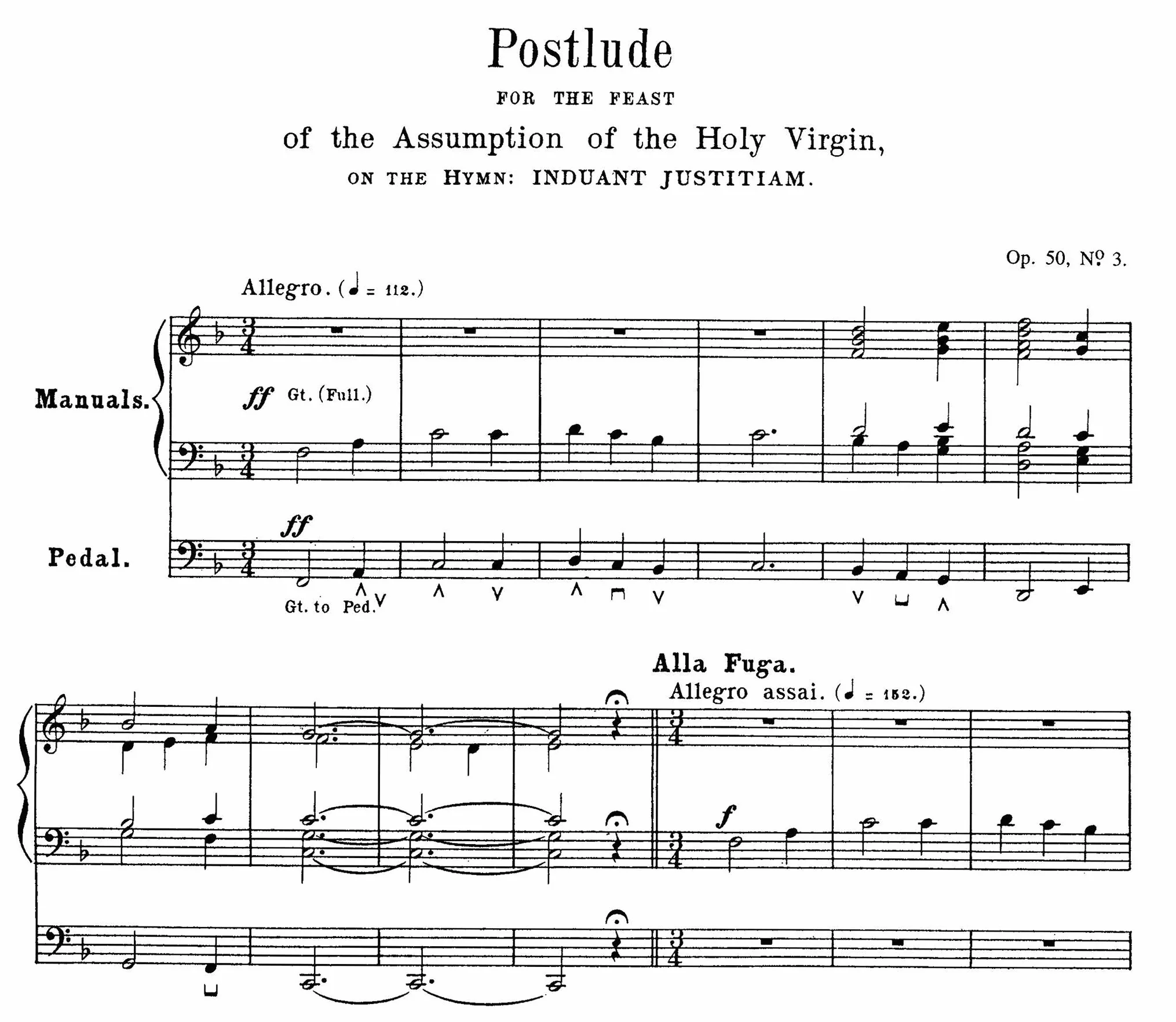 Alexandre guilmant : the practical organist - 50 short works for church services