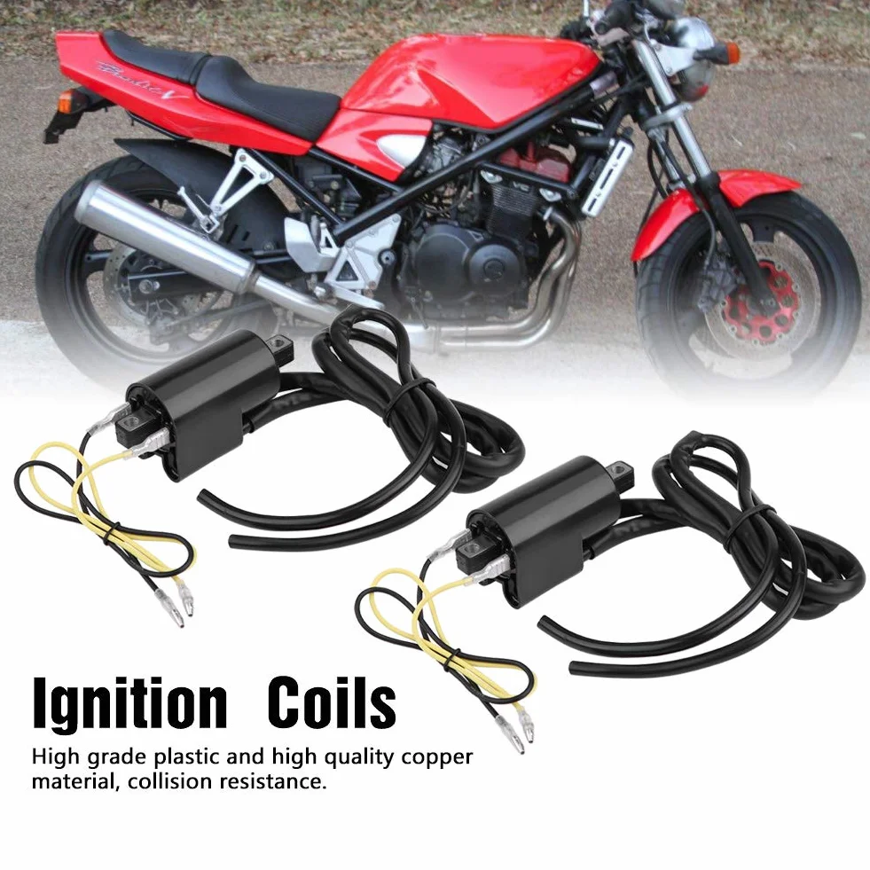 2 sztuk cewka zapłonowa akcesoria motocyklowe cewka zapłonowa dla GSF400 GSF600 GSF1200 Bandit