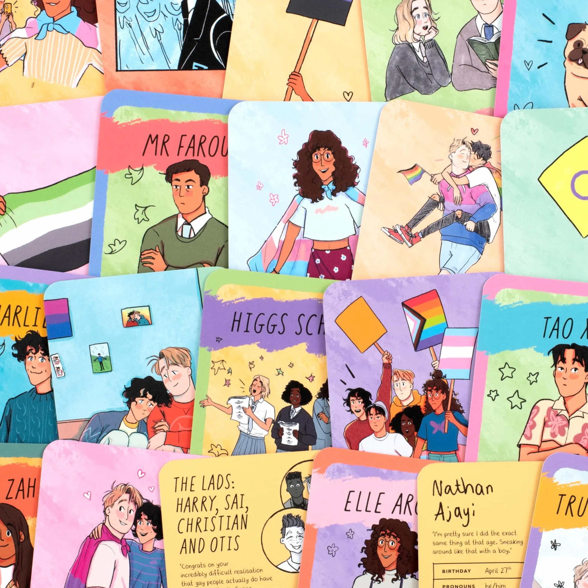 Heartstopper Official Fan Cards: Featuring characters from the graphic novels and Netflix show!