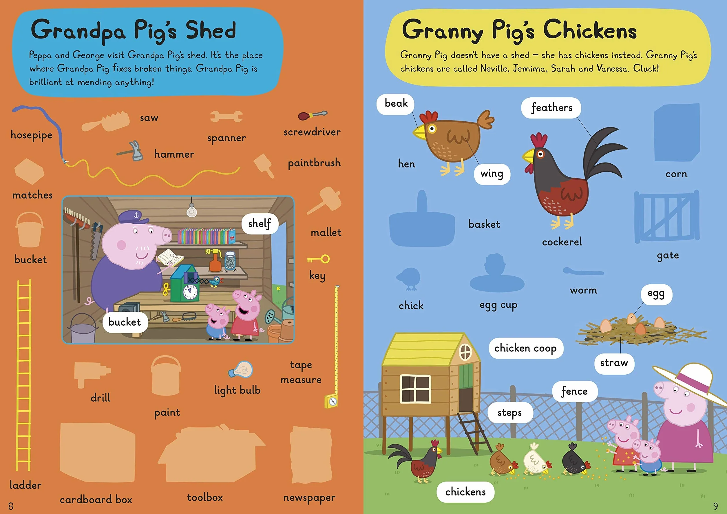 Peppa Pig 1000 First Words Sticker Book