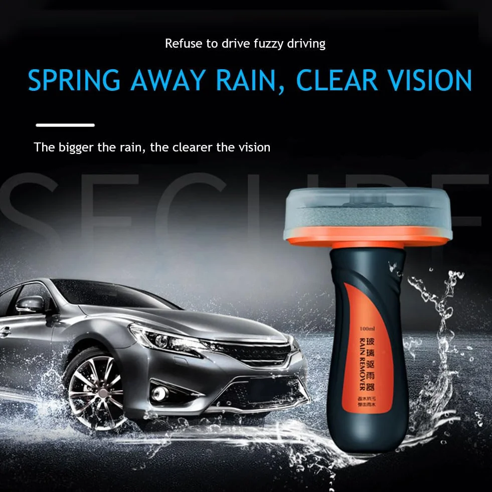 Acouto 100 Ml Deszczowa Powłoka Motoryzacyjna Powłoka Przednia Przednia Agent Deszczowy do Zmywacza Zestaw Opieki Samochodowej Nie Jest Przylegający 2. powodować Hydrofobowe łatwe Działanie
