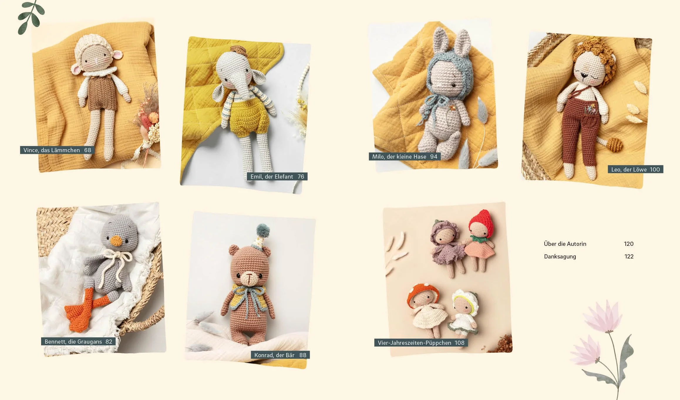 Lulu loves the moon - das Häkelbuch: Löwe, Reh, Igel und noch mehr traumhaft süße Amigurumis im Vintagestil häkeln
