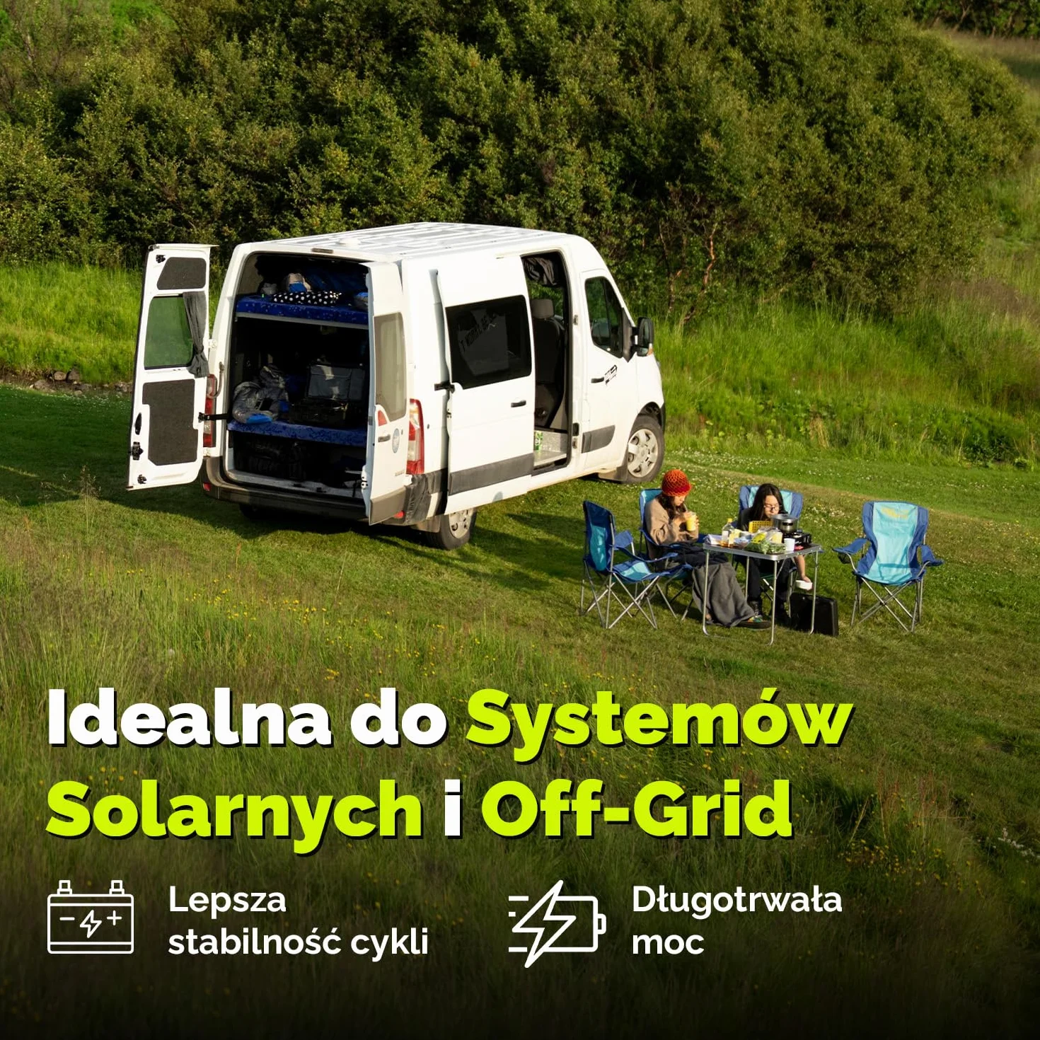 Electronicx GEL Akumulator zasilający 110Ah 12V Caravan Edition – 110 Ah C100 – Akumulator żelowy do kampera, łodzi, vana i systemów solarnych off-grid – 315×175×190 mm – bezobsługowy, szczelny