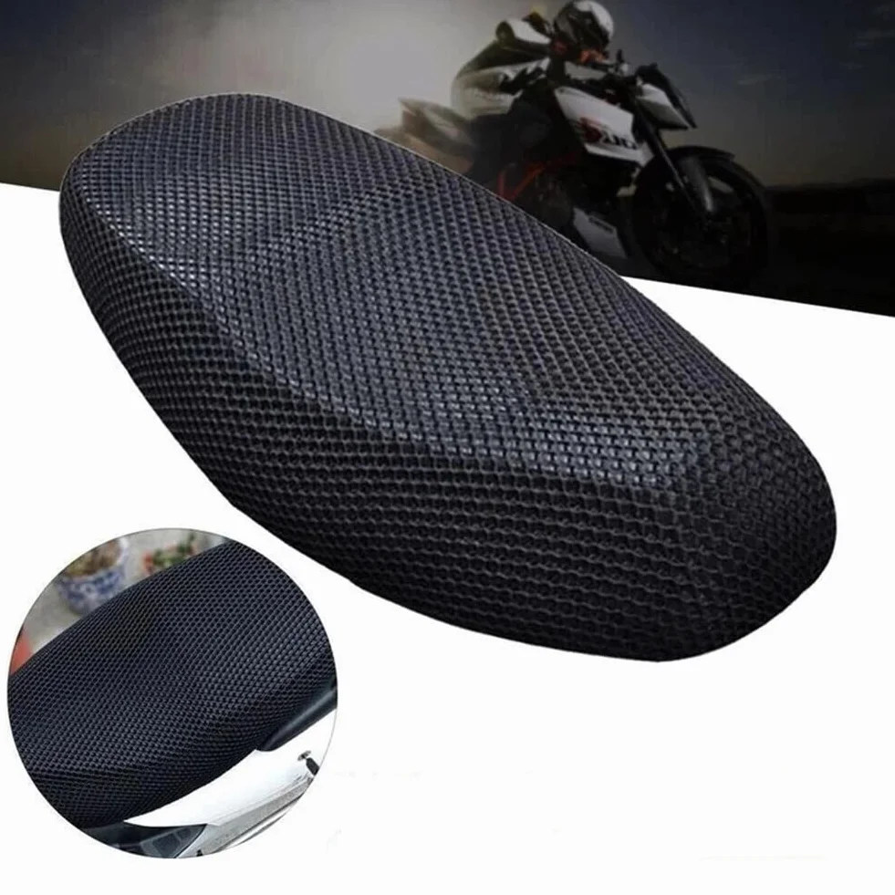 Pokrowiec na siedzenie motocyklowe antypoślizgowy oddychający 3D siatka uniwersalny
