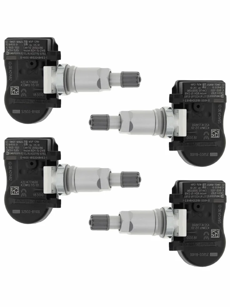 Riloer Czujnik ciśnienia w oponach TPMS, 52933-3N100, 52933-2M650, 529333N100, 529332M650, 52933-B1100
