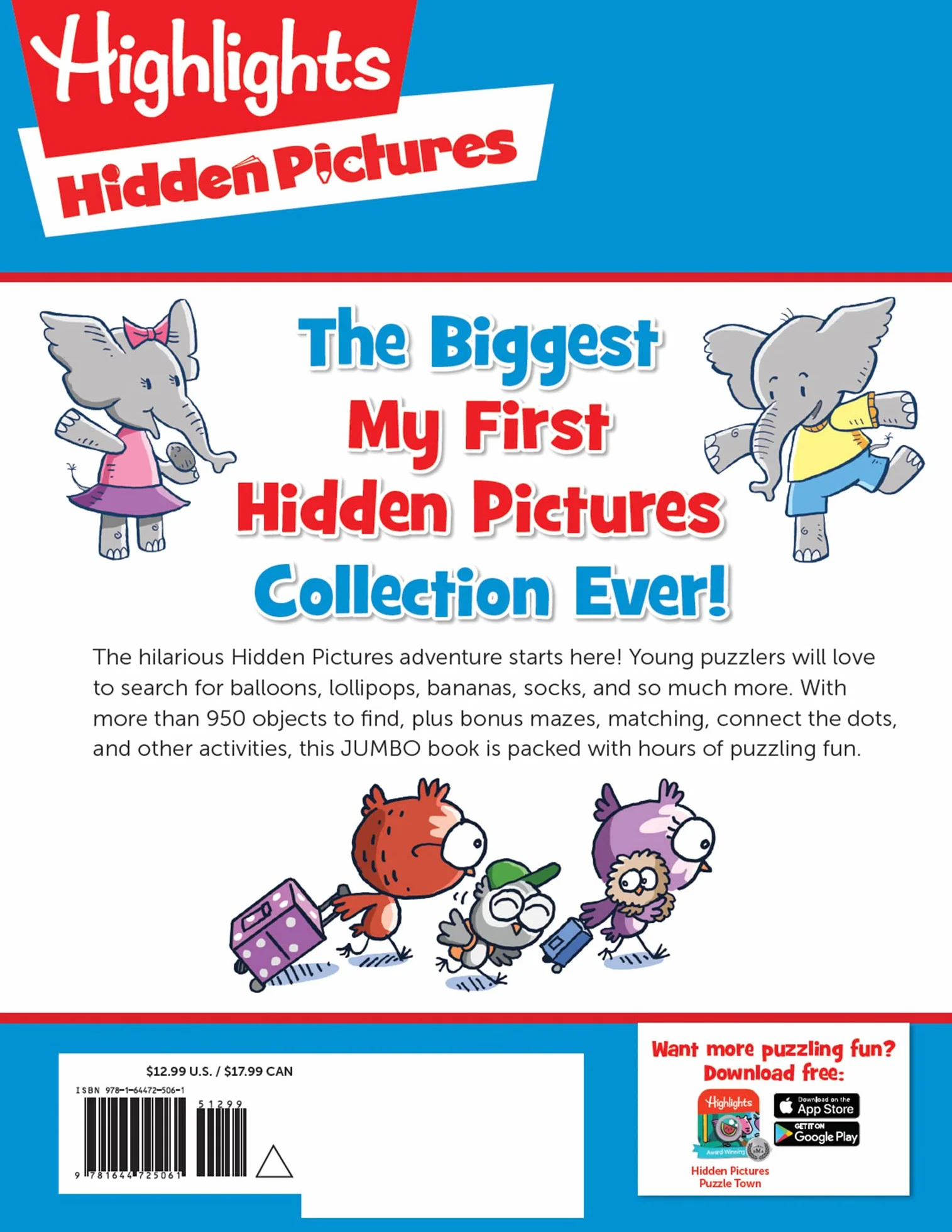 Jumbo Book of My First Hidden Pictures: 115+ Hidden Pictures Puzzles in Highlights Activity Book, Seek and Find Puzzles for Kids 3+