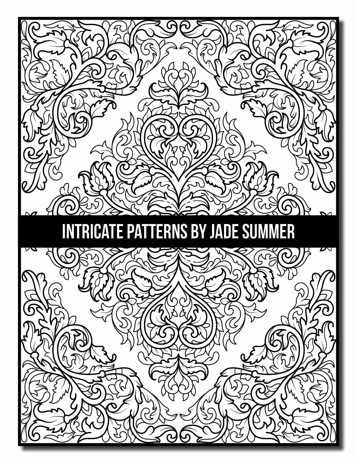Intricate Patterns: An Adult Coloring Book with 50 Detailed Pattern Designs for Relaxation and Stress Relief