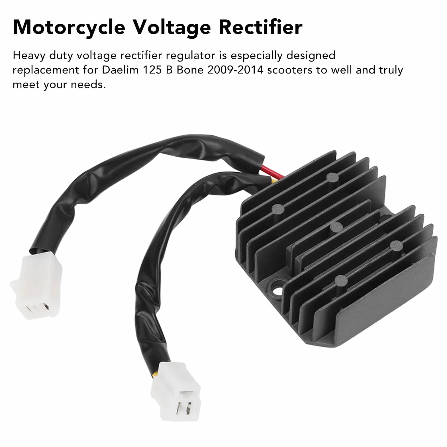 5 Przewodów Regulator Napięcia Prostownik Prostownik Motocyklowy Regulator Przeciwzakłóceniowy Zamiennik dla Skuterów Daelim 125 B Bone 2009-2014