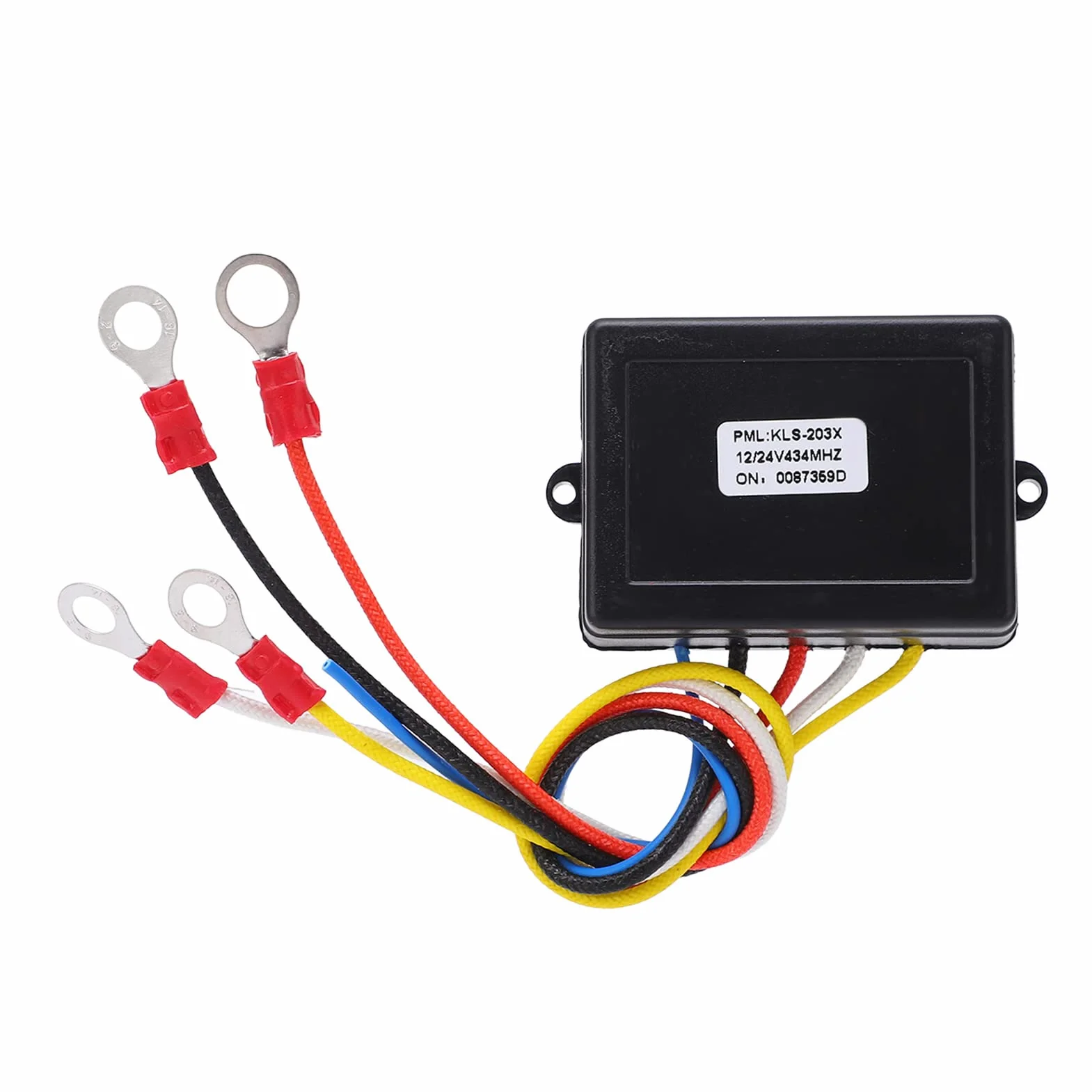 Przenośny przełącznik 12V 24V 75ft Heavy Duty Remote Control wciągarka bezprzewodowy zestaw zdalnego sterowania do Jeep ATV SUV Truck Czerwony