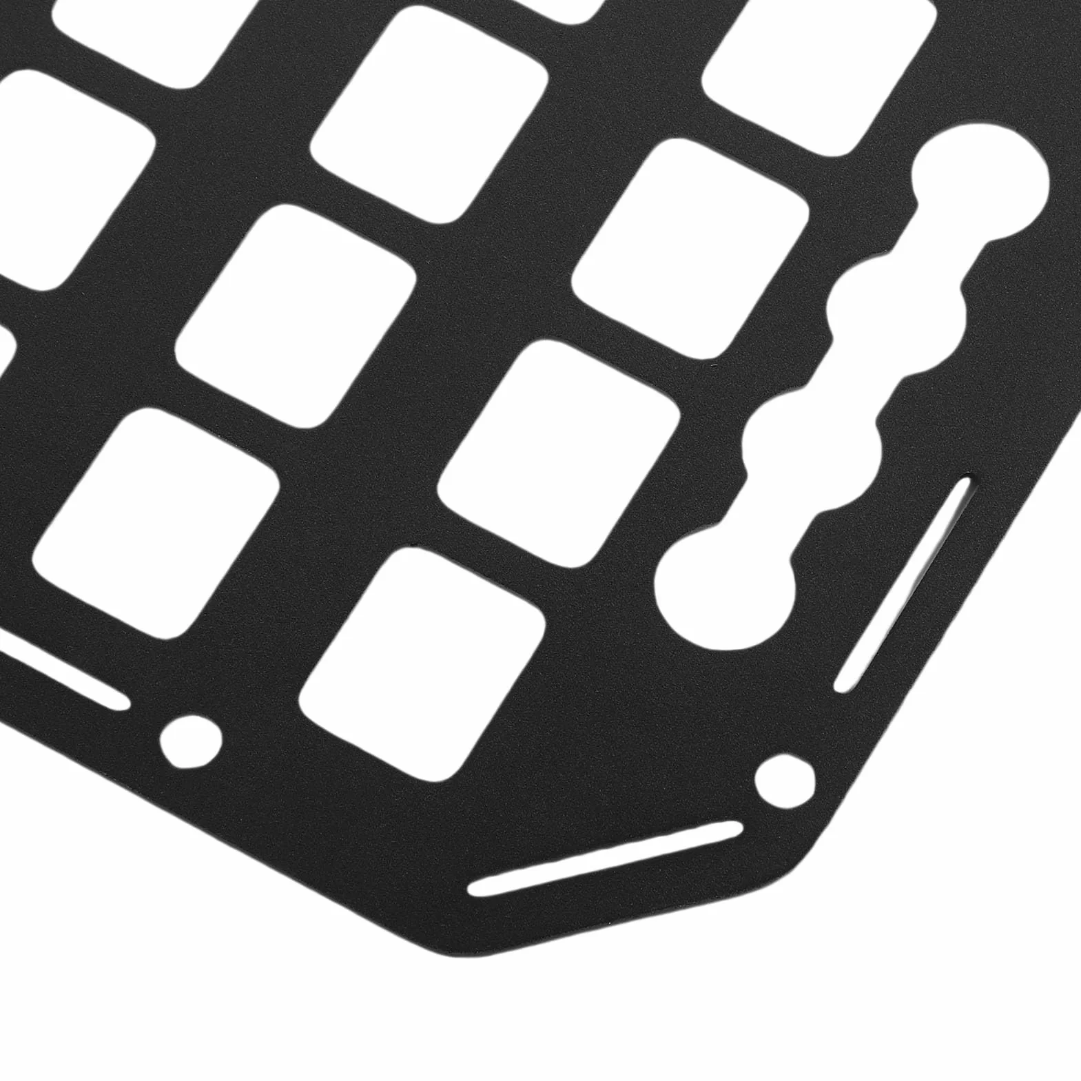 Tbest L Track Molle Panel Aluminiowy Organizer do Samochodów SUV Pickupów RV Lekkie Akcesoria do Zawieszania Tablica Przechowywania