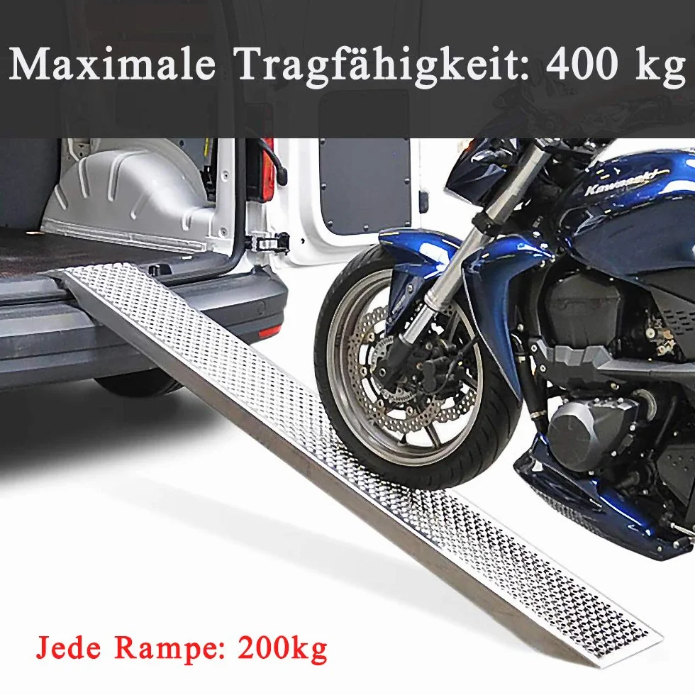 Aluminiowa rampa najazdowa do motocykla 400 kg YUENFONG