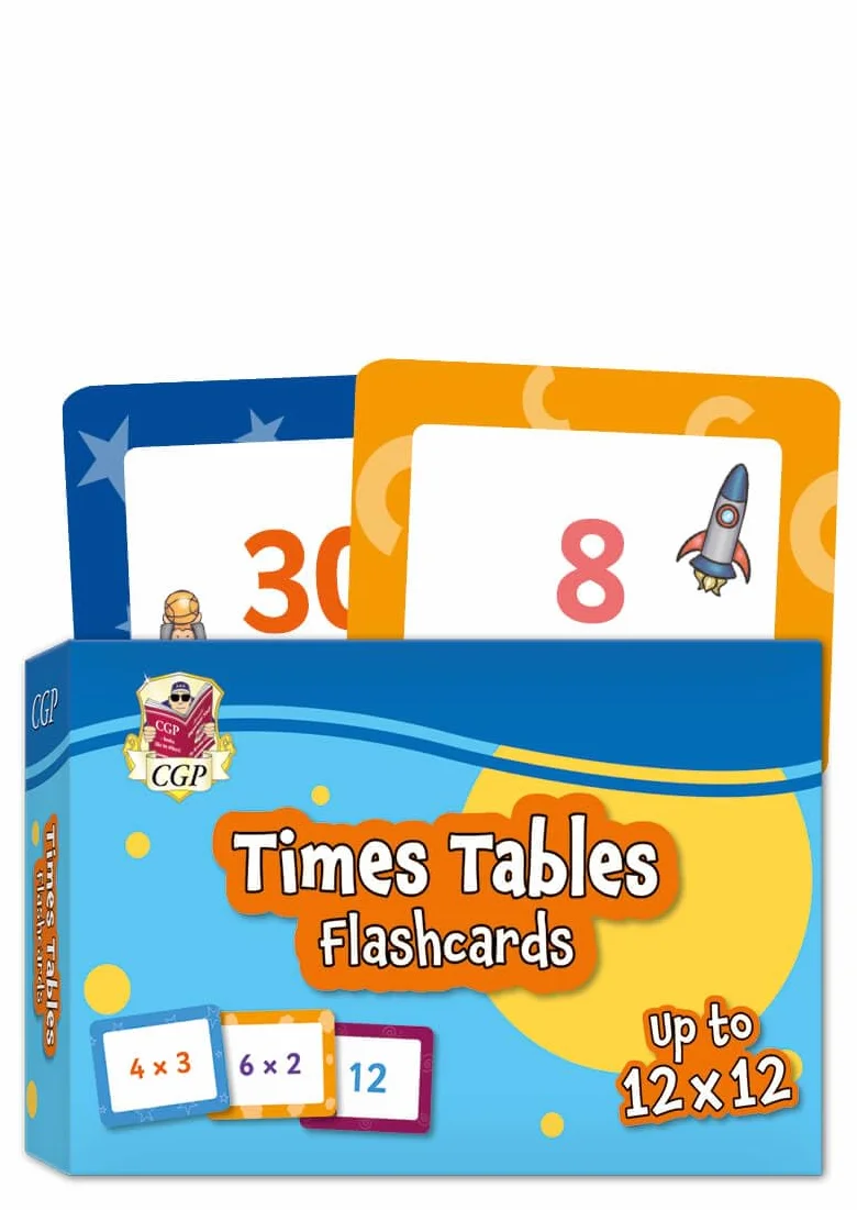 Times Tables Flashcards: perfect for learning the 1 to 12 times tables