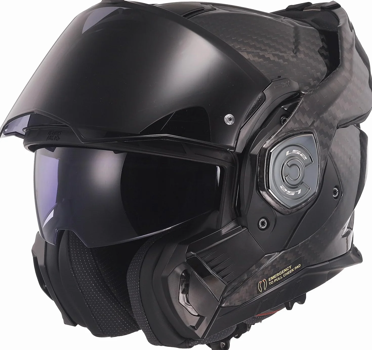 LS2 Kask motocyklowy ADVANT X Carbon czarny XL