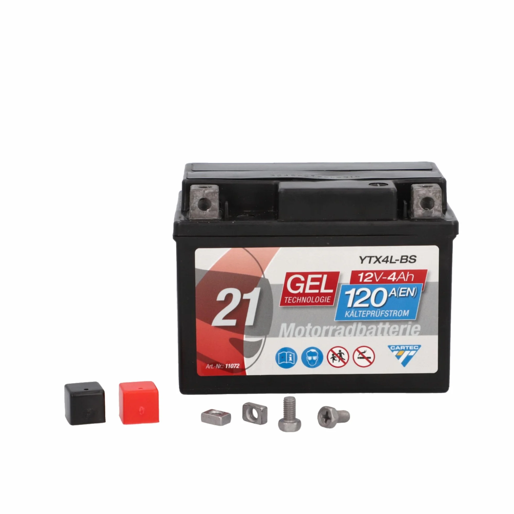 Akumulator motocyklowy YTX4L-BS 4Ah 120A żelowy