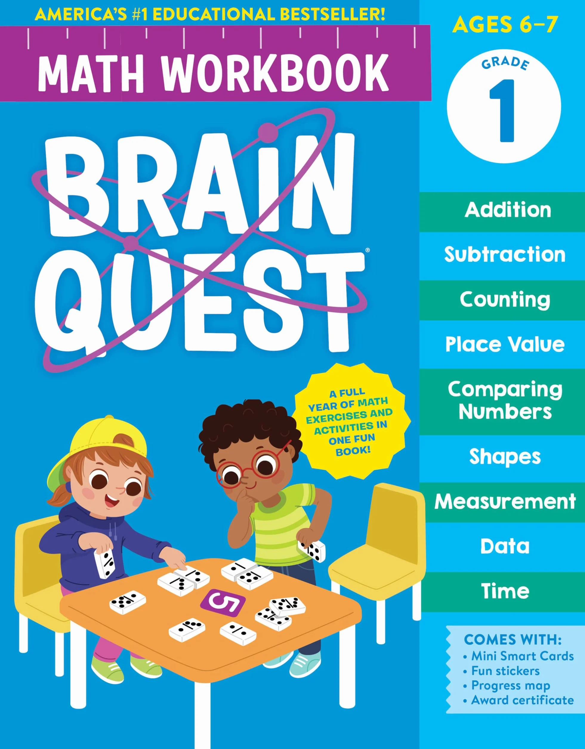 Brain Quest Math Workbook: 1st Grade