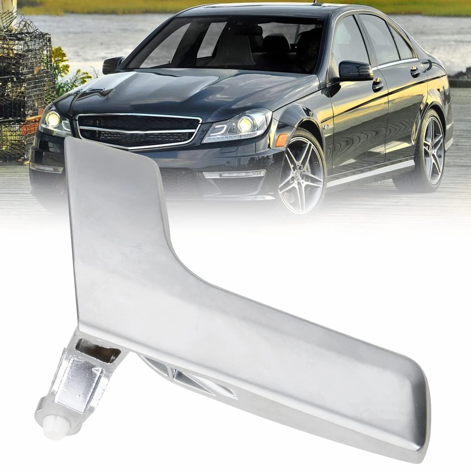 Klamka wewnętrzna do Mercedesa W204 X204 klasy C matowy zestaw lewej strony