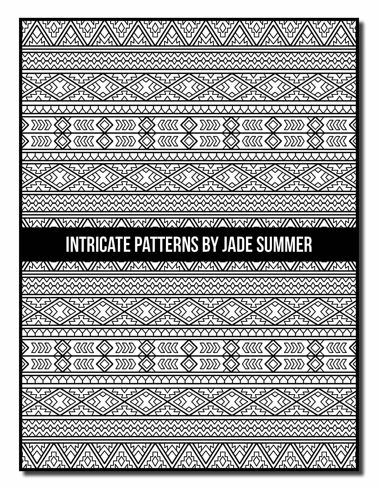 Intricate Patterns: An Adult Coloring Book with 50 Detailed Pattern Designs for Relaxation and Stress Relief