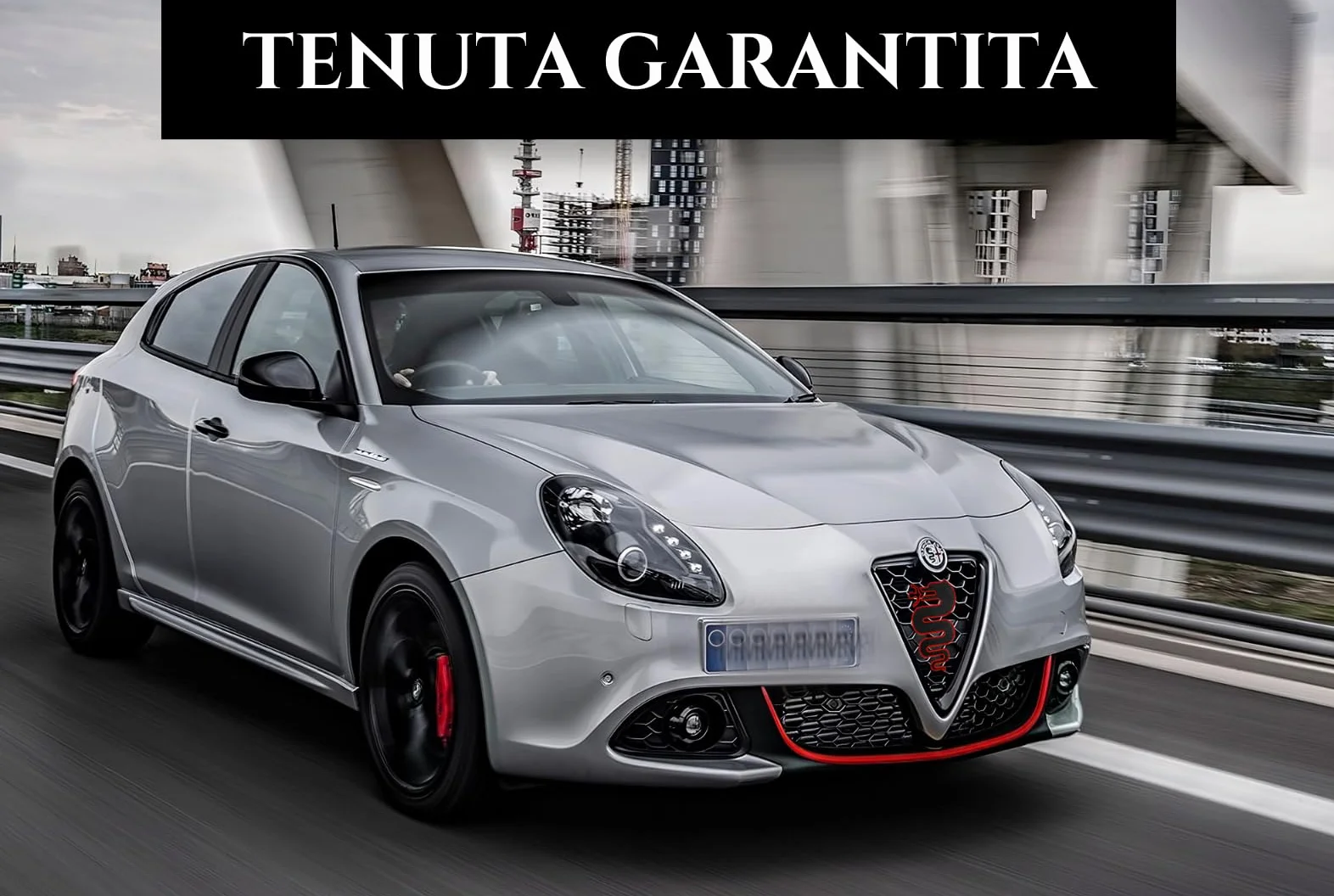 Akcesoria do grilla Alfa Romeo Giulietta Tuning Restyling 2016 (czarna)