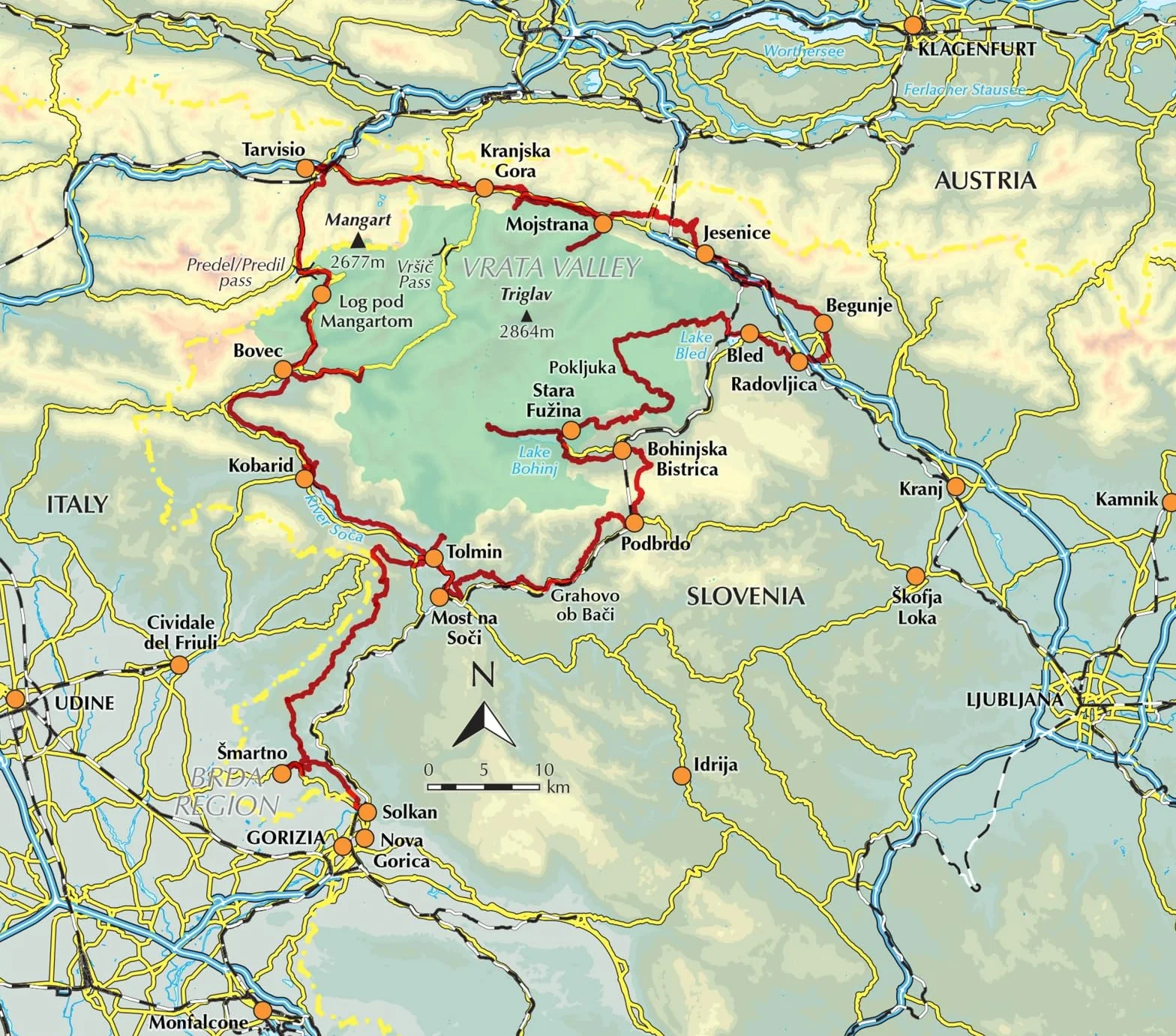 Trekking Slovenia's Juliana Trail: Three-Week Trek: Bled, Triglav and the Julian Alps