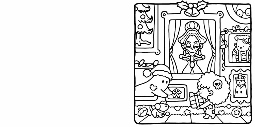 Dulce Navidad: Un mundo adorable para colorear y relajarse