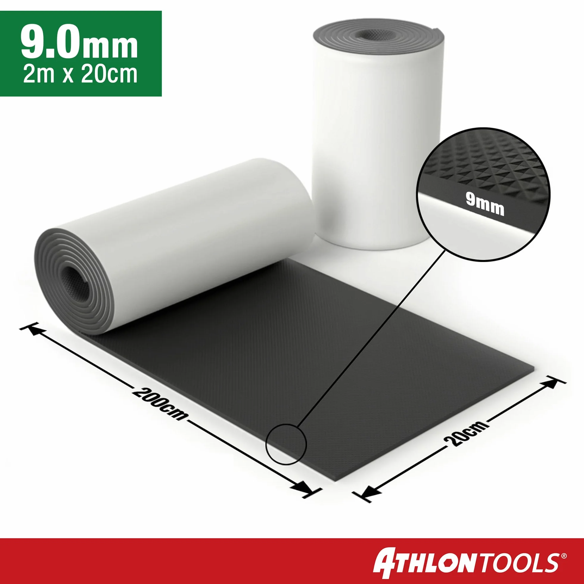ATHLON TOOLS FLEXPROTECT osłona na ścianę garażową 2 m czarna