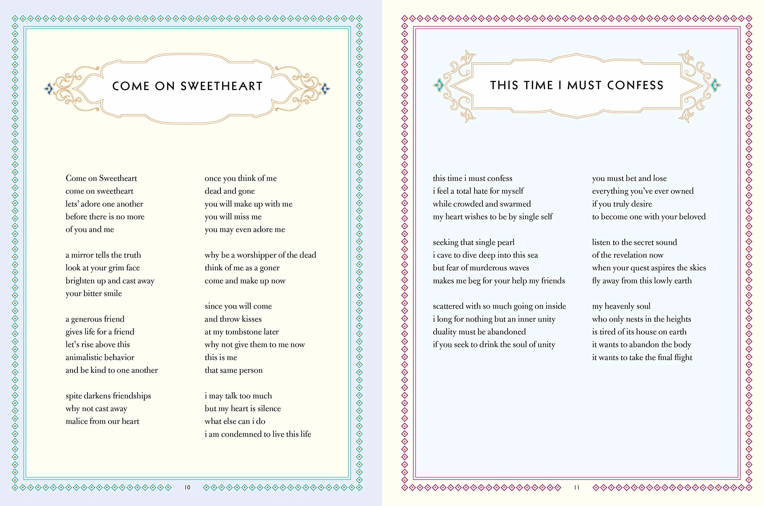 The Friendship Poems of Rumi: Translated by Nader Khalili: 1