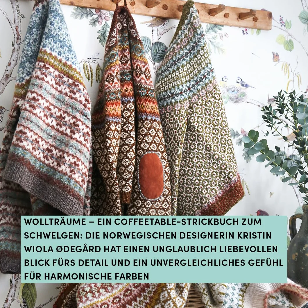 Traumhafte Strickjacken aus Norwegen: Wunderschöne Cardigans, Pullover und Accessoires mit harmonischem Farbenspiel