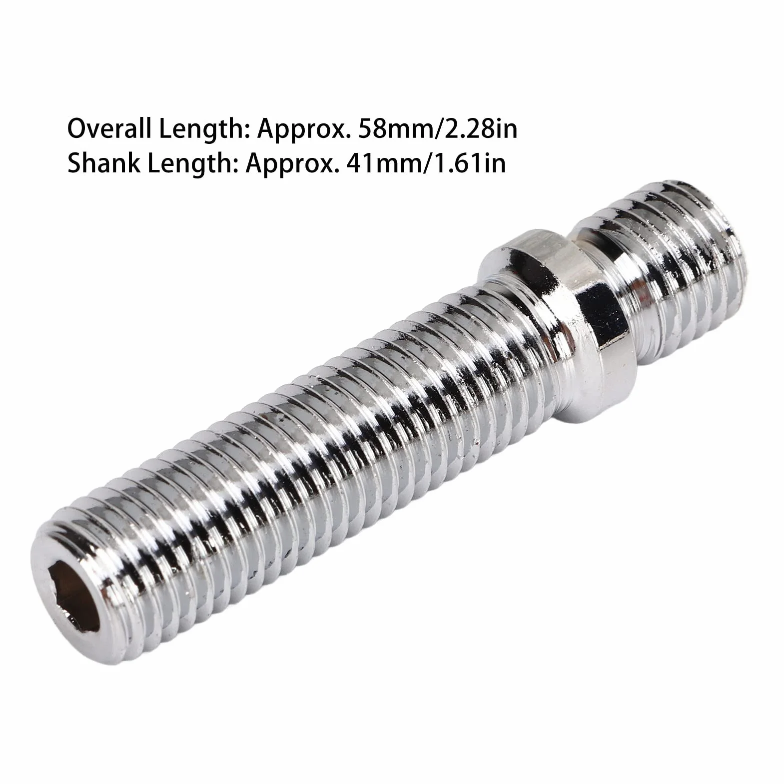 Konwersja Szpilek Koła, Fydun 20 Sztuk 58mm Rozszerzony Kołek Koła Długość Trzonu 41 Mm Adapter Szpilek śrub do Konwersji Koła Dla Samochodów(M12x1.25 to M12x1.5)
