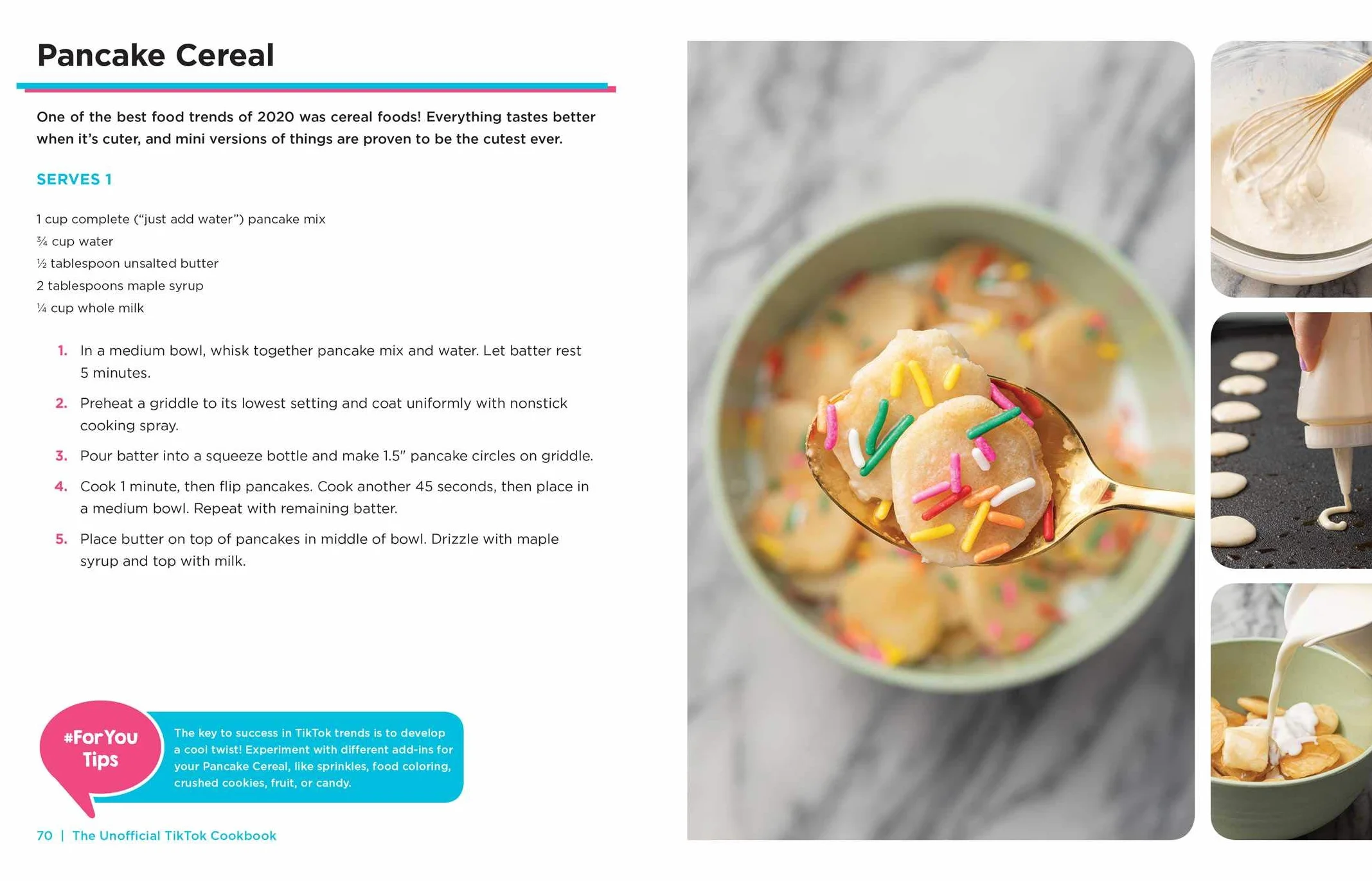 The Unofficial Tiktok Cookbook: 75 Internet-Breaking Recipes for Snacks, Drinks, Treats, and More!