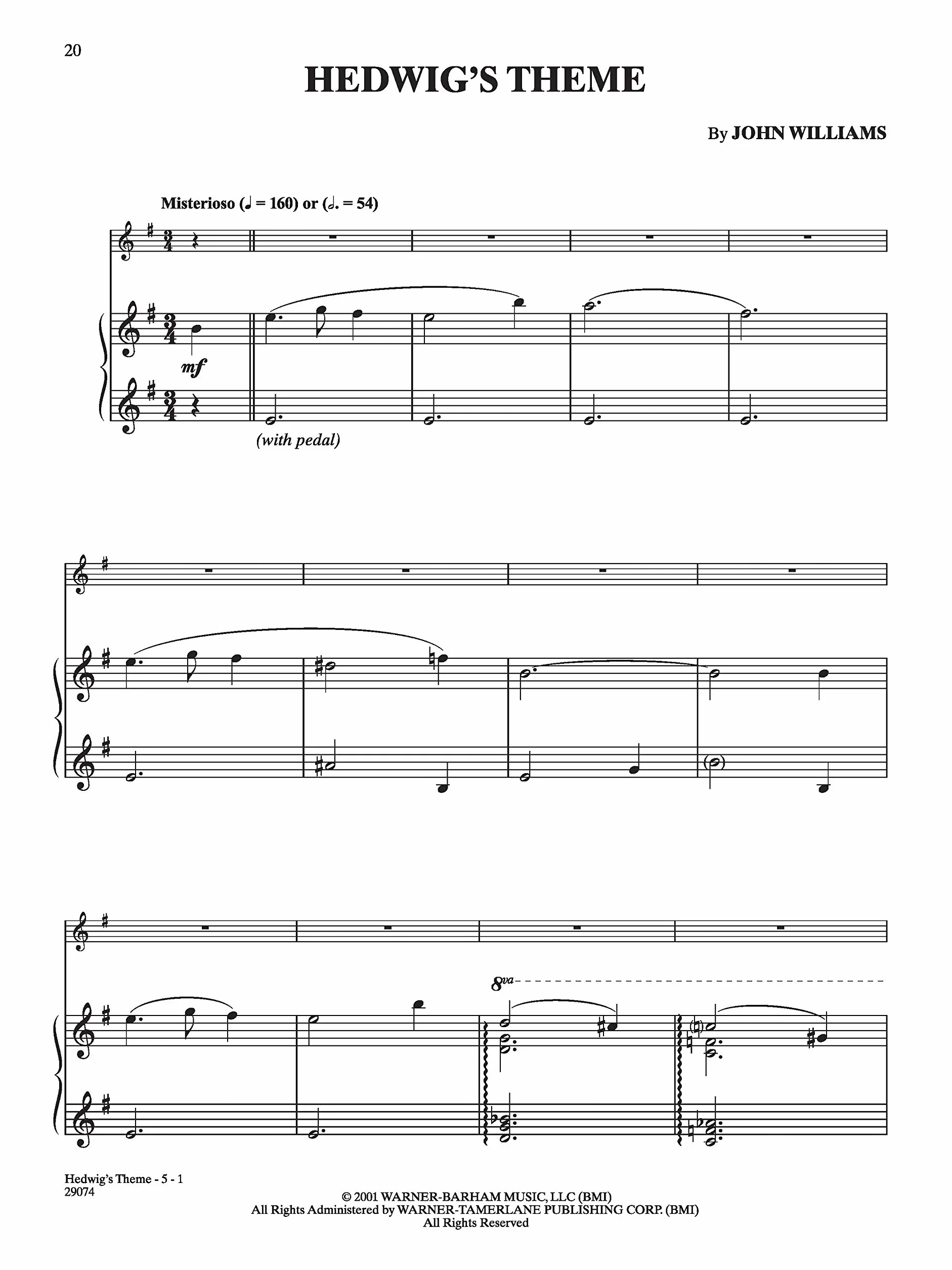 Harry potter - instrumental solos (movies 1-5) - violin and piano accompaniment +cd: Violin / Piano Accompaniment (incl. Online Code)