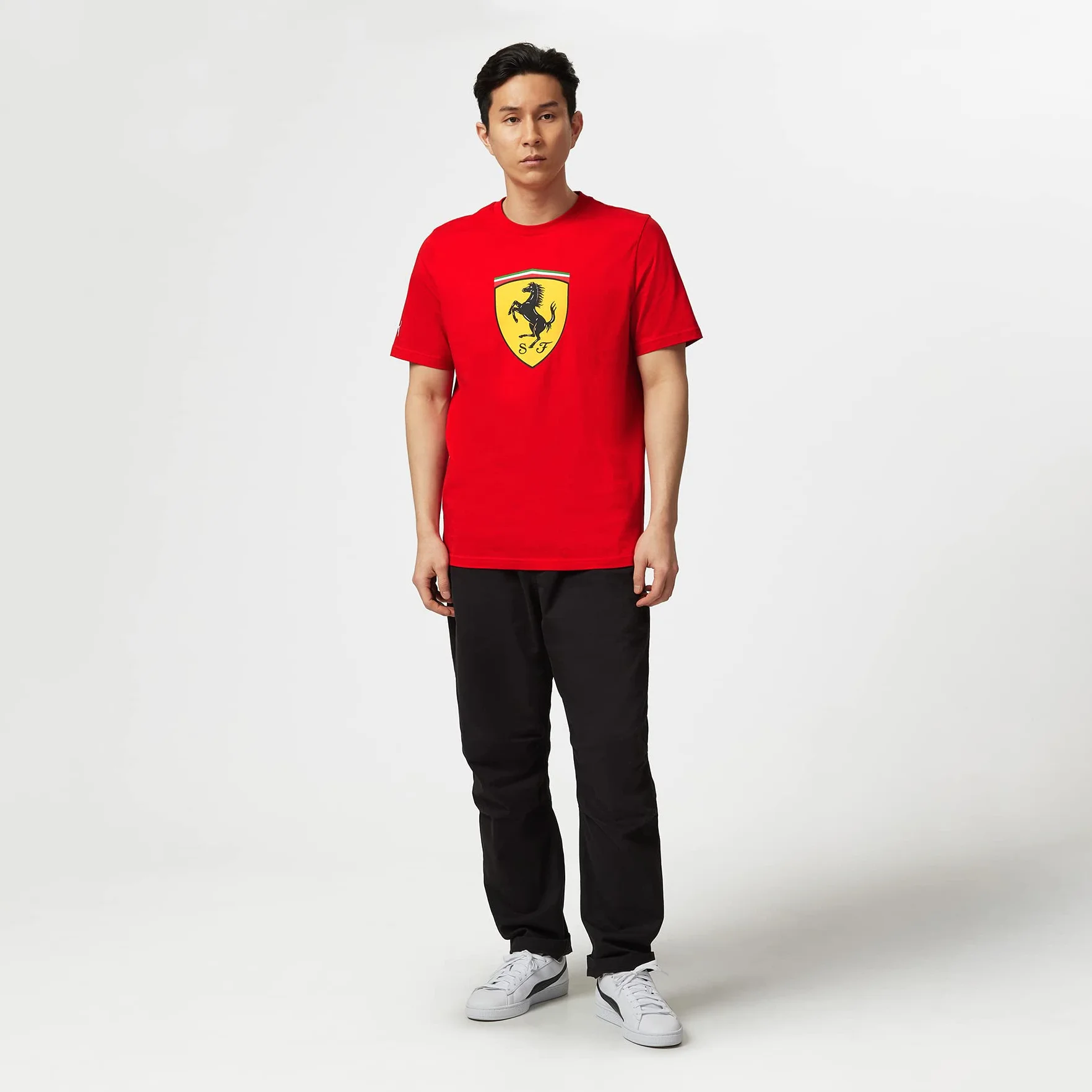 Ferrari Big Shield Tee Black