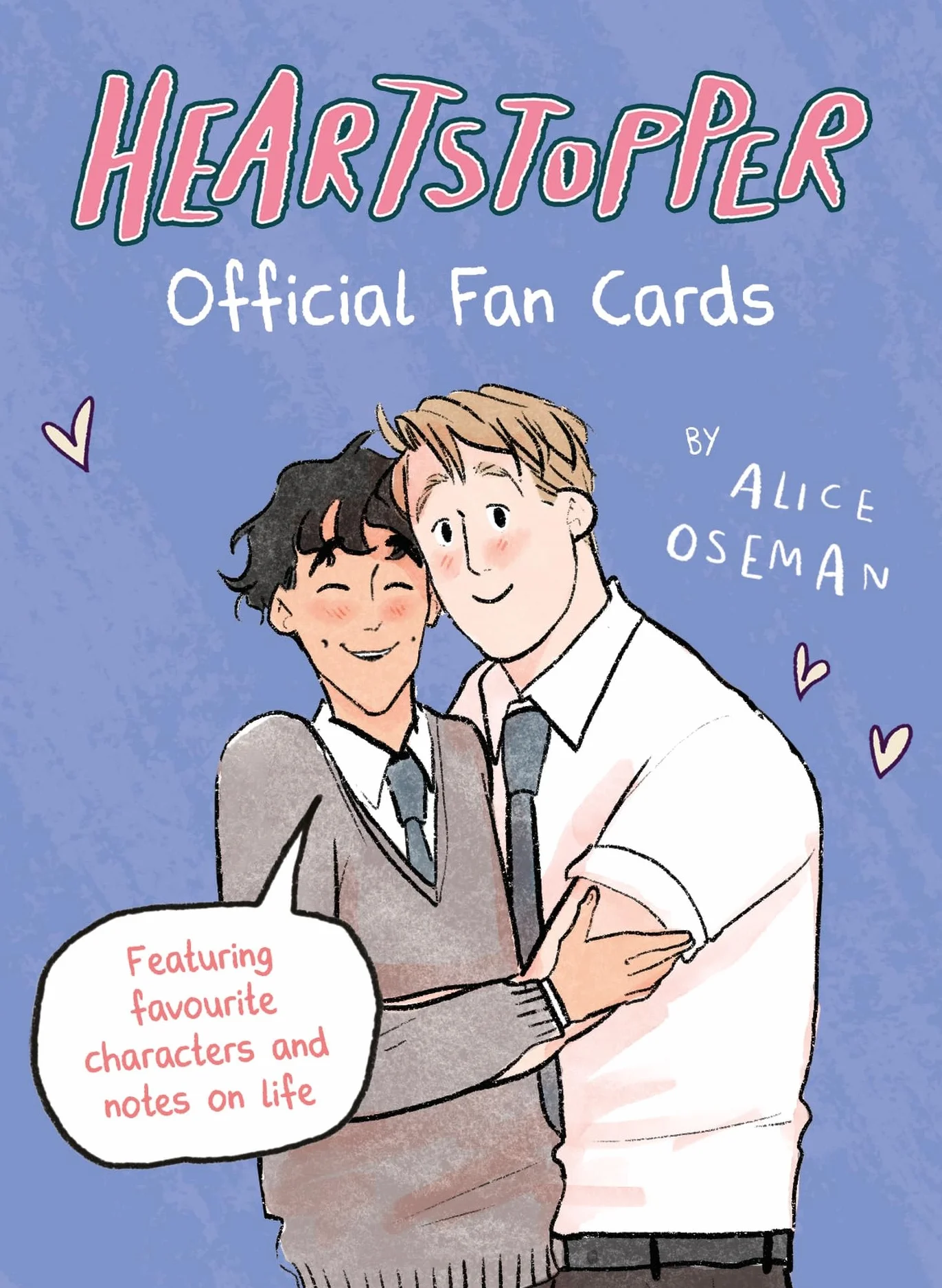 Heartstopper Official Fan Cards: Featuring characters from the graphic novels and Netflix show!